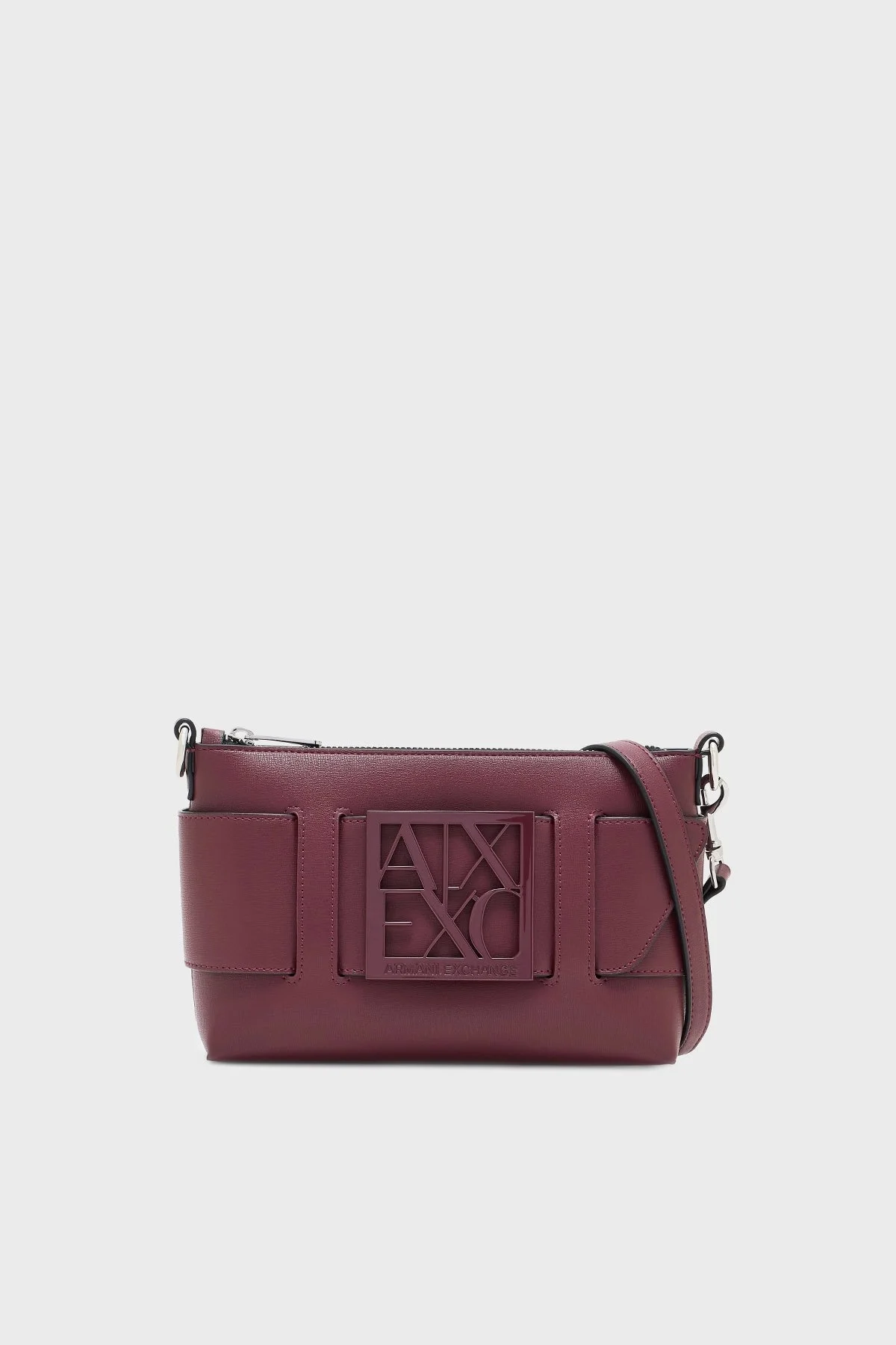 Armani Exchange Logolu Çıkarılabilir Askılı Bayan Çanta 942907 0A874 UA343 BORDO - 7