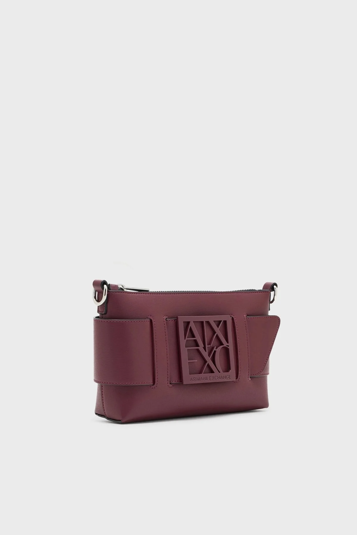 Armani Exchange Logolu Çıkarılabilir Askılı Bayan Çanta 942907 0A874 UA343 BORDO - 10