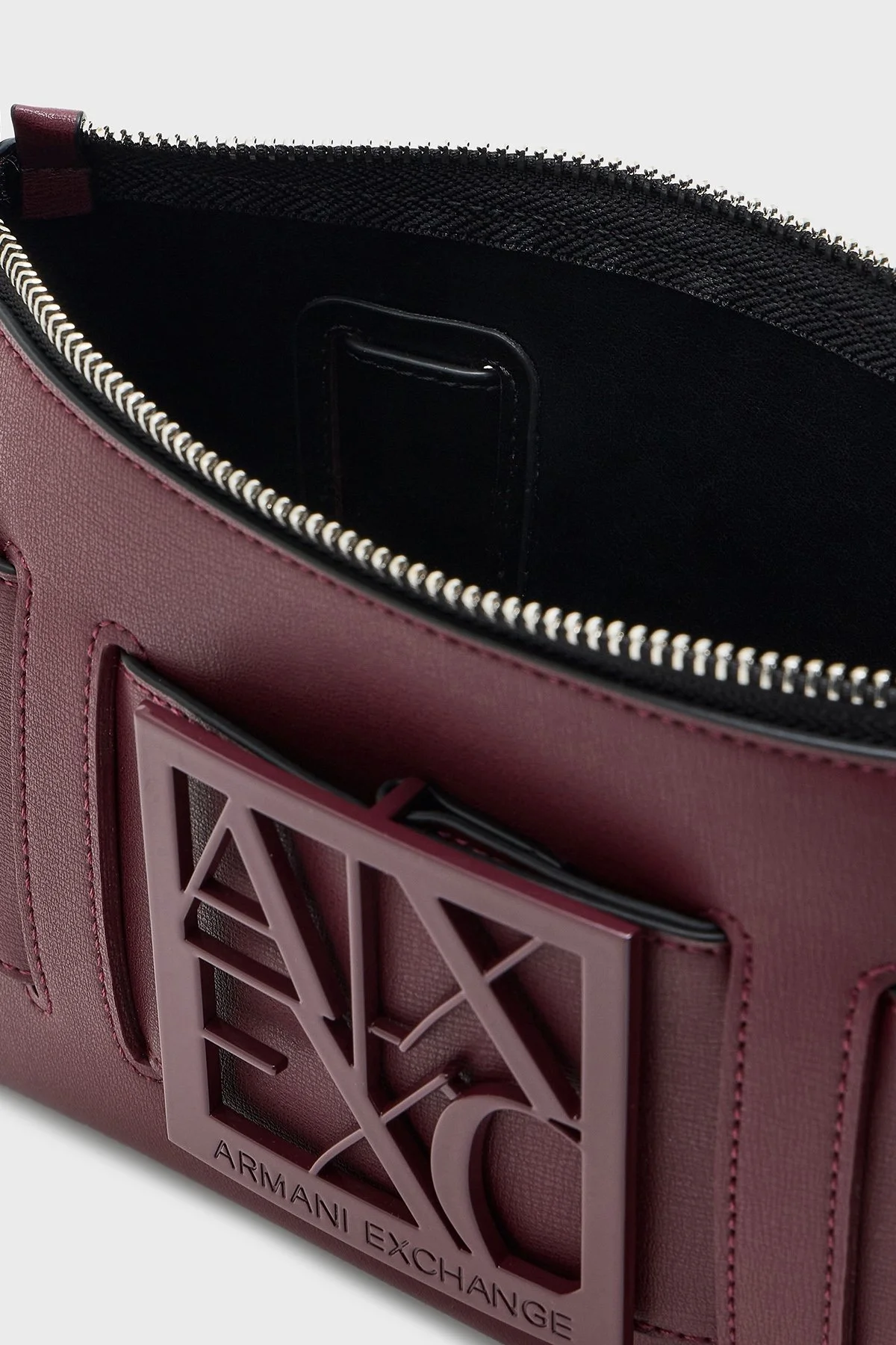 Armani Exchange Logolu Çıkarılabilir Askılı Bayan Çanta 942907 0A874 UA343 BORDO - 12