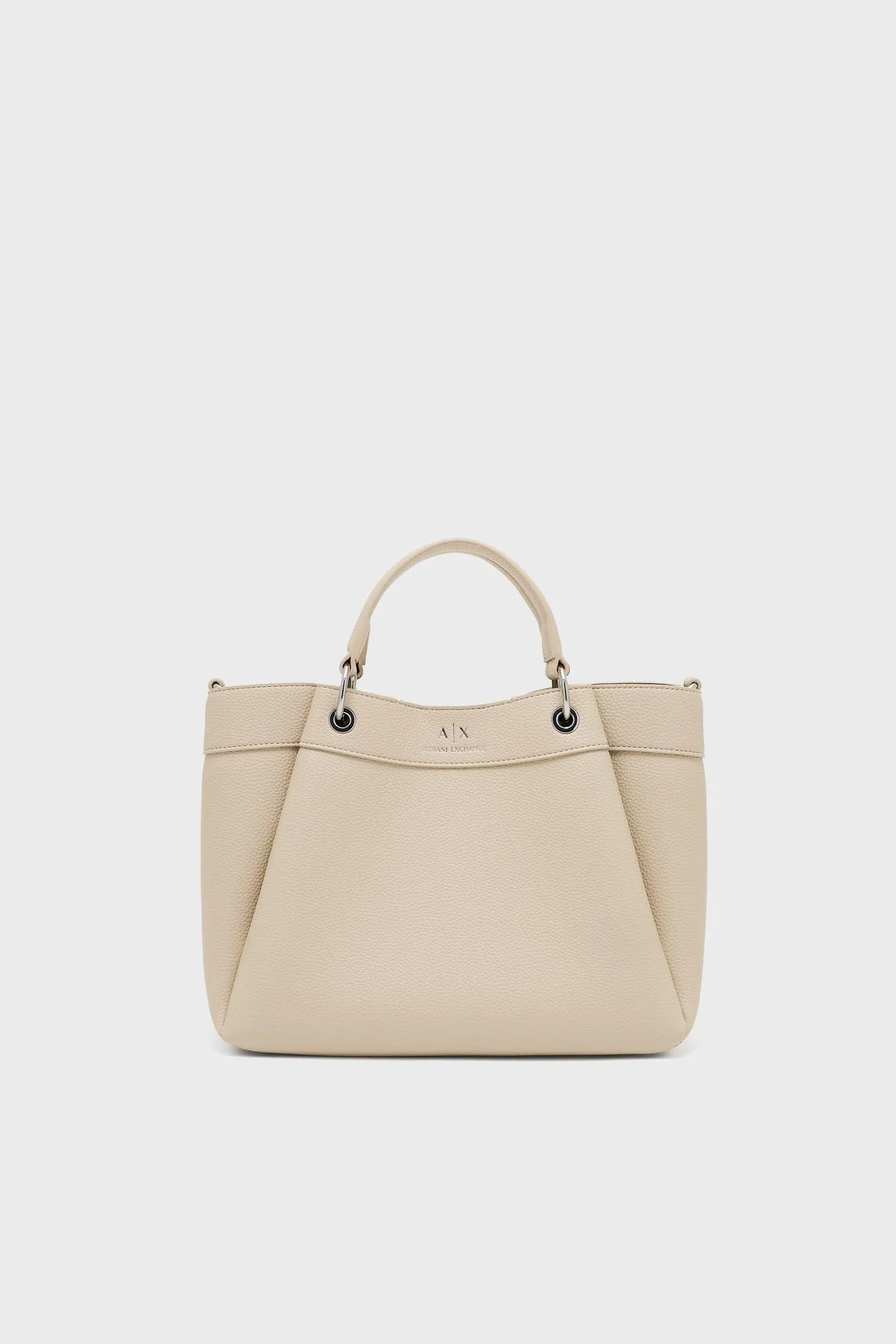 Armani Exchange Logolu Çıkarılabilir Askılı Kadın Çanta 942911 CC783 U1092 KREM - 1