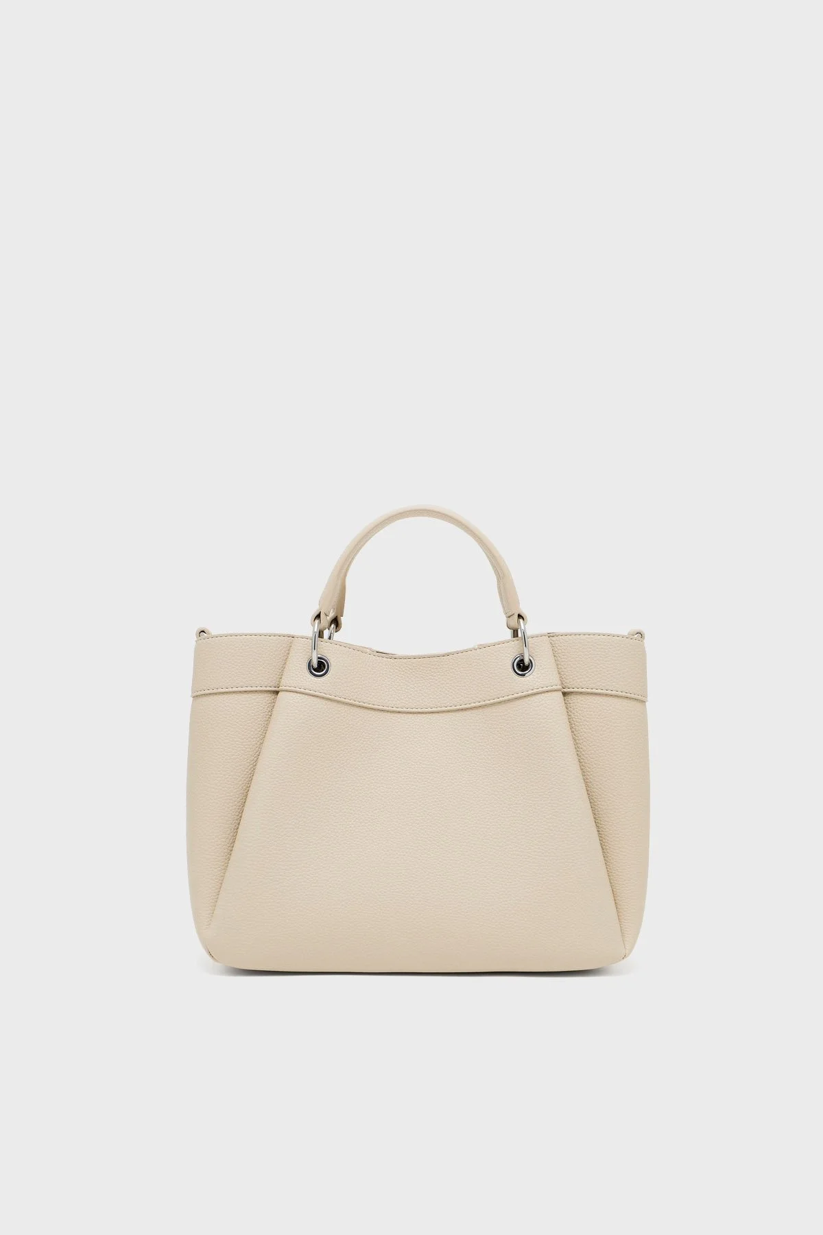 Armani Exchange Logolu Çıkarılabilir Askılı Kadın Çanta 942911 CC783 U1092 KREM - 2