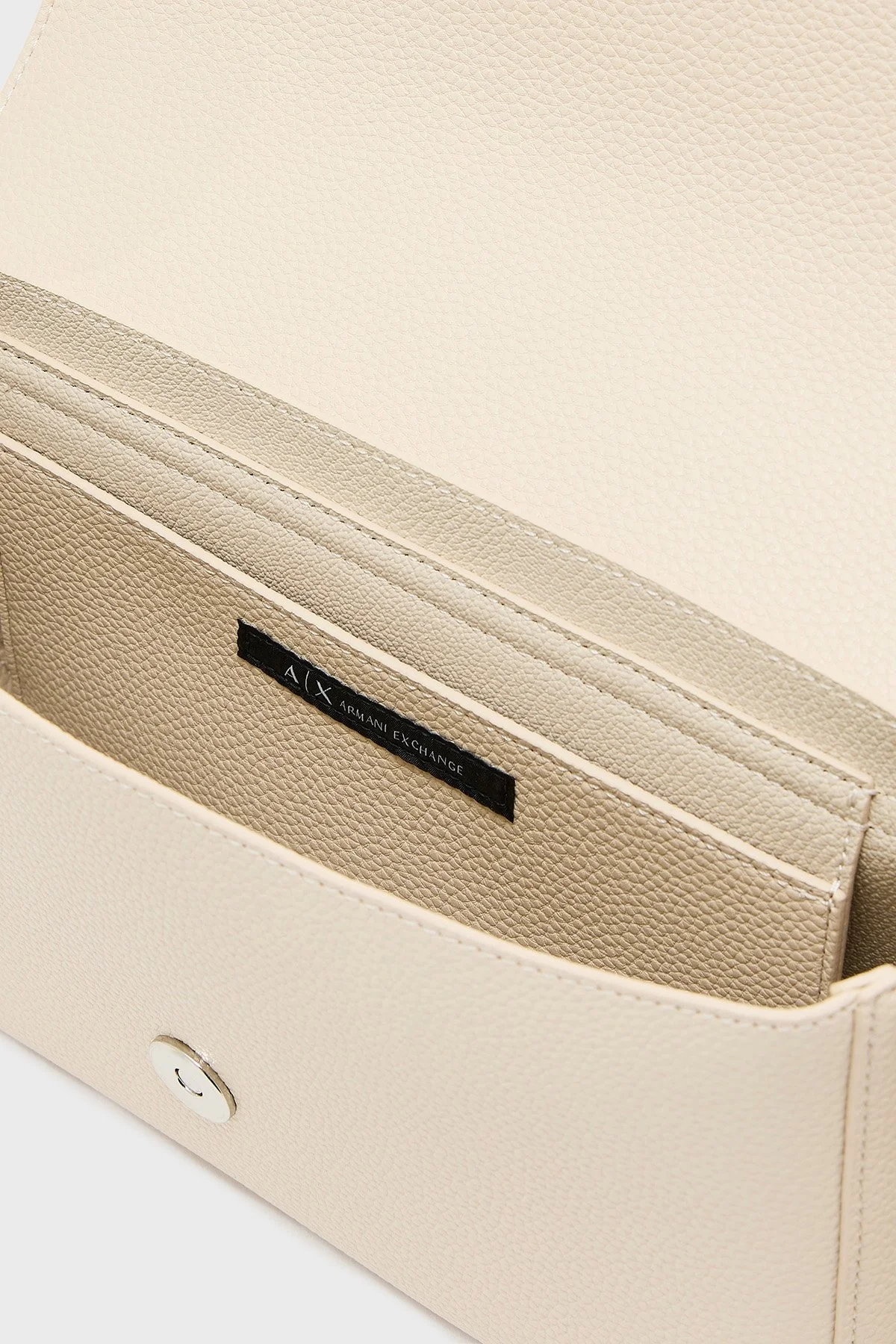 Armani Exchange Logolu Çıkarılabilir Askılı Bayan Çanta 942912 CC783 U1092 KREM - 9