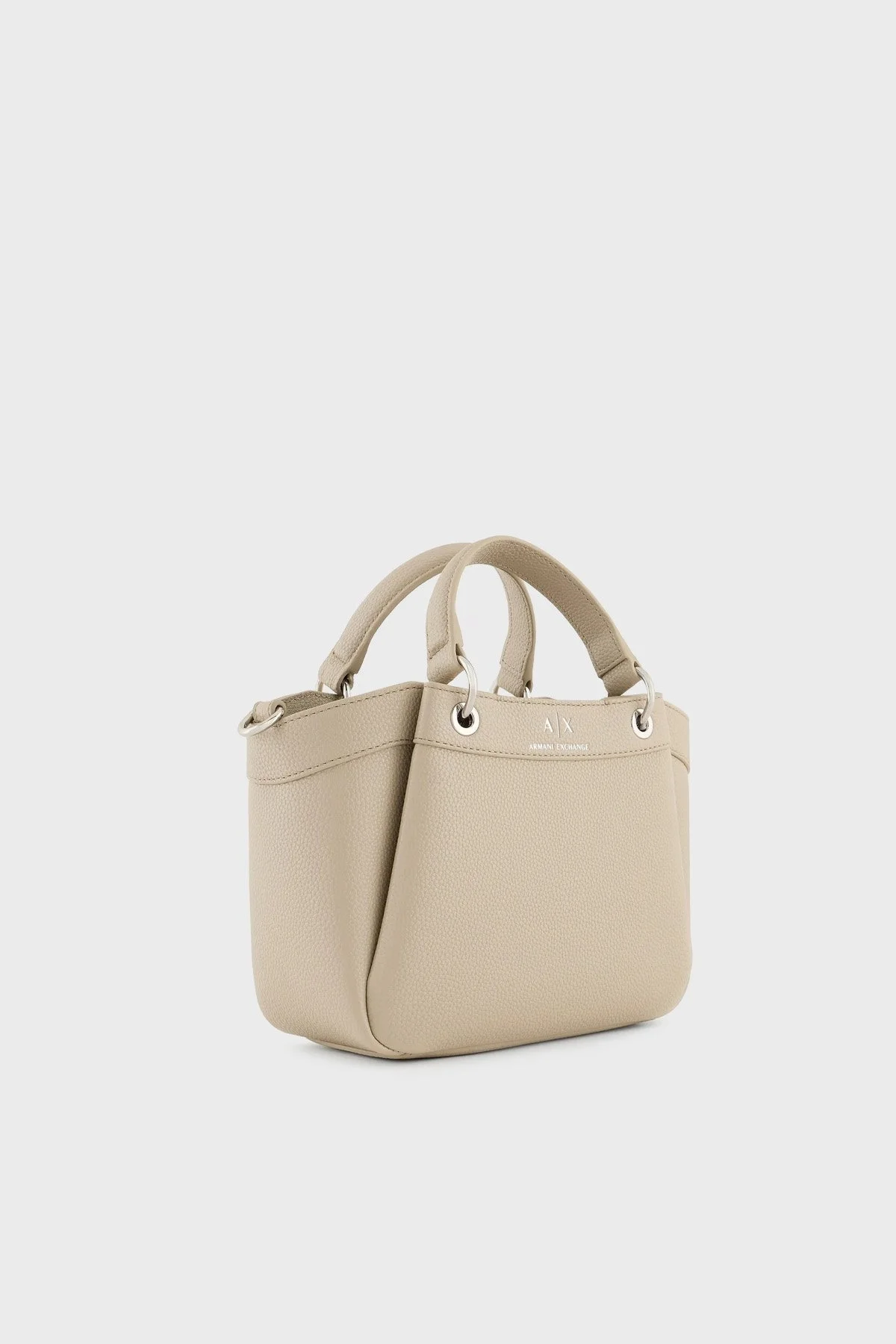 Armani Exchange Logolu Çıkarılabilir Askılı Bayan Çanta 942927 CC783 14349 BEJ - 4
