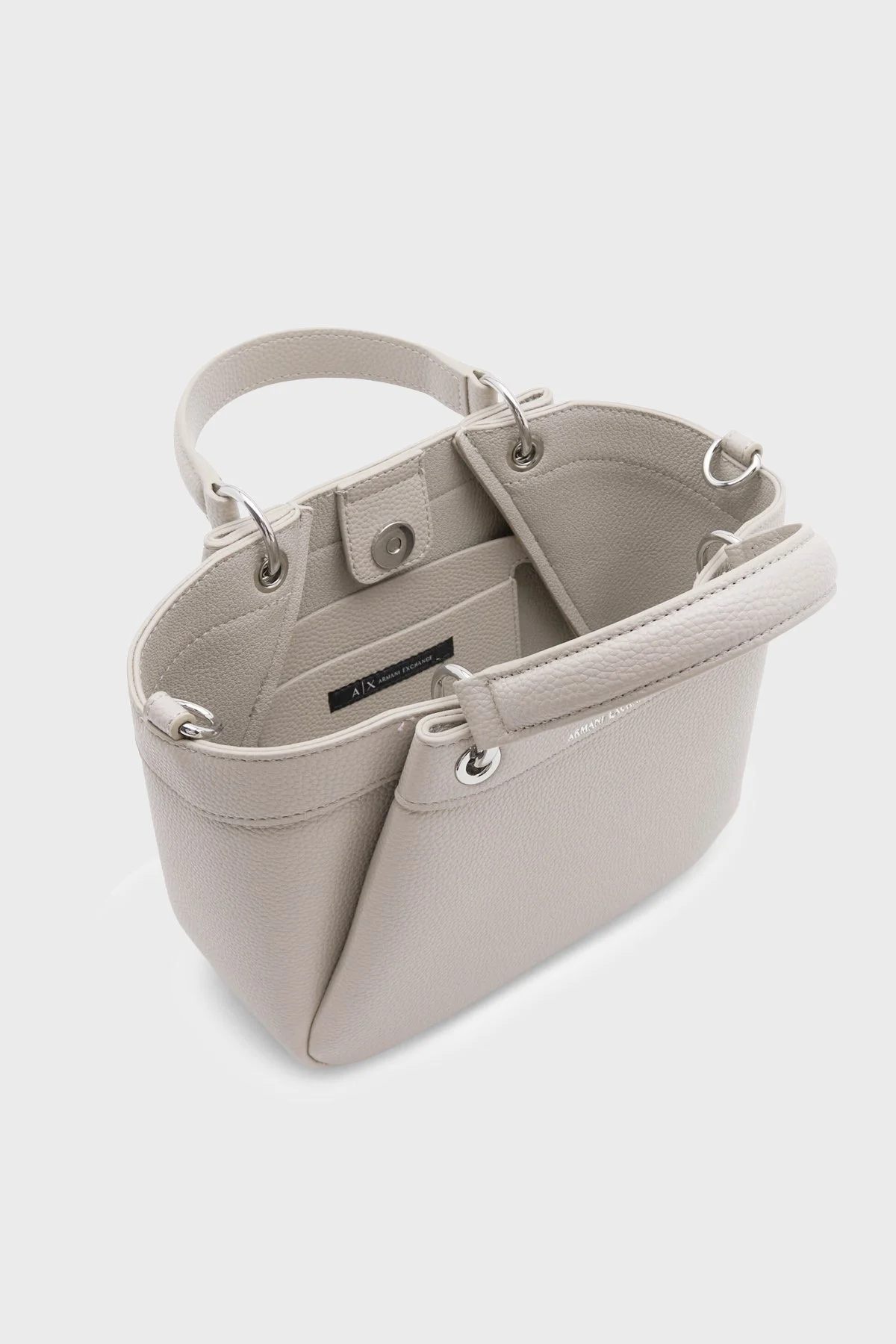 Armani Exchange Logolu Çıkarılabilir Askılı Bayan Çanta 942927 CC783 U6275 HAKİ - 4