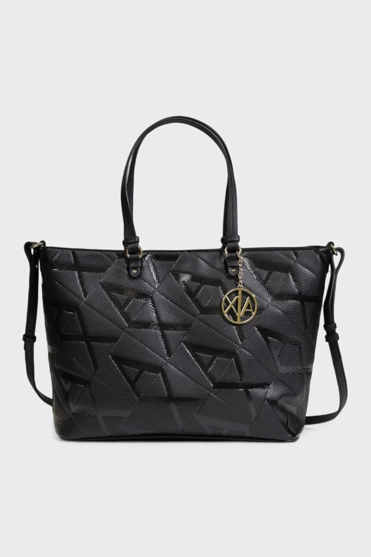 Armani Exchange Logolu Çıkarılabilir Askılı Bayan Çanta 949127 4F784 19921 SİYAH - 1