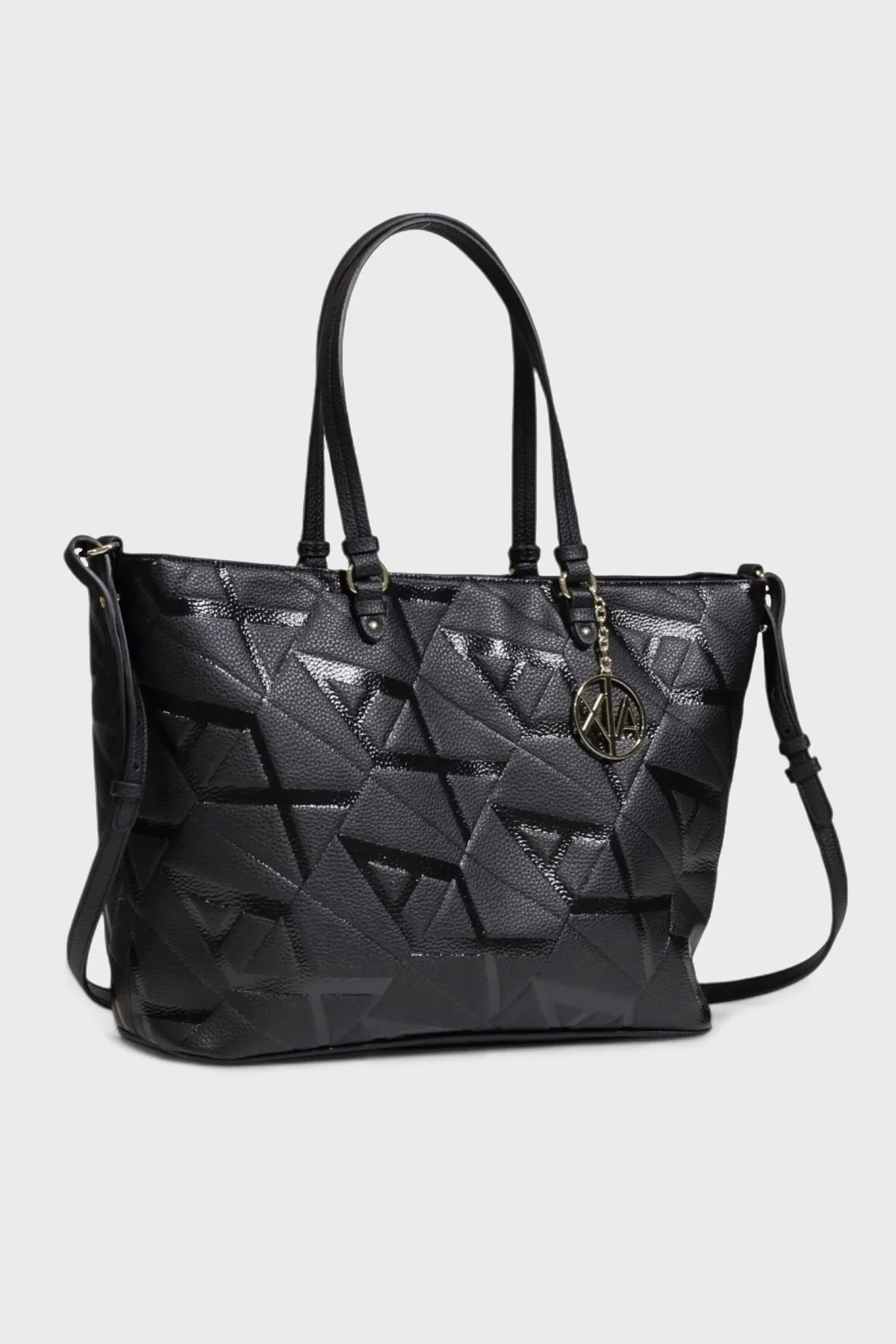 Armani Exchange Logolu Çıkarılabilir Askılı Bayan Çanta 949127 4F784 19921 SİYAH - 3