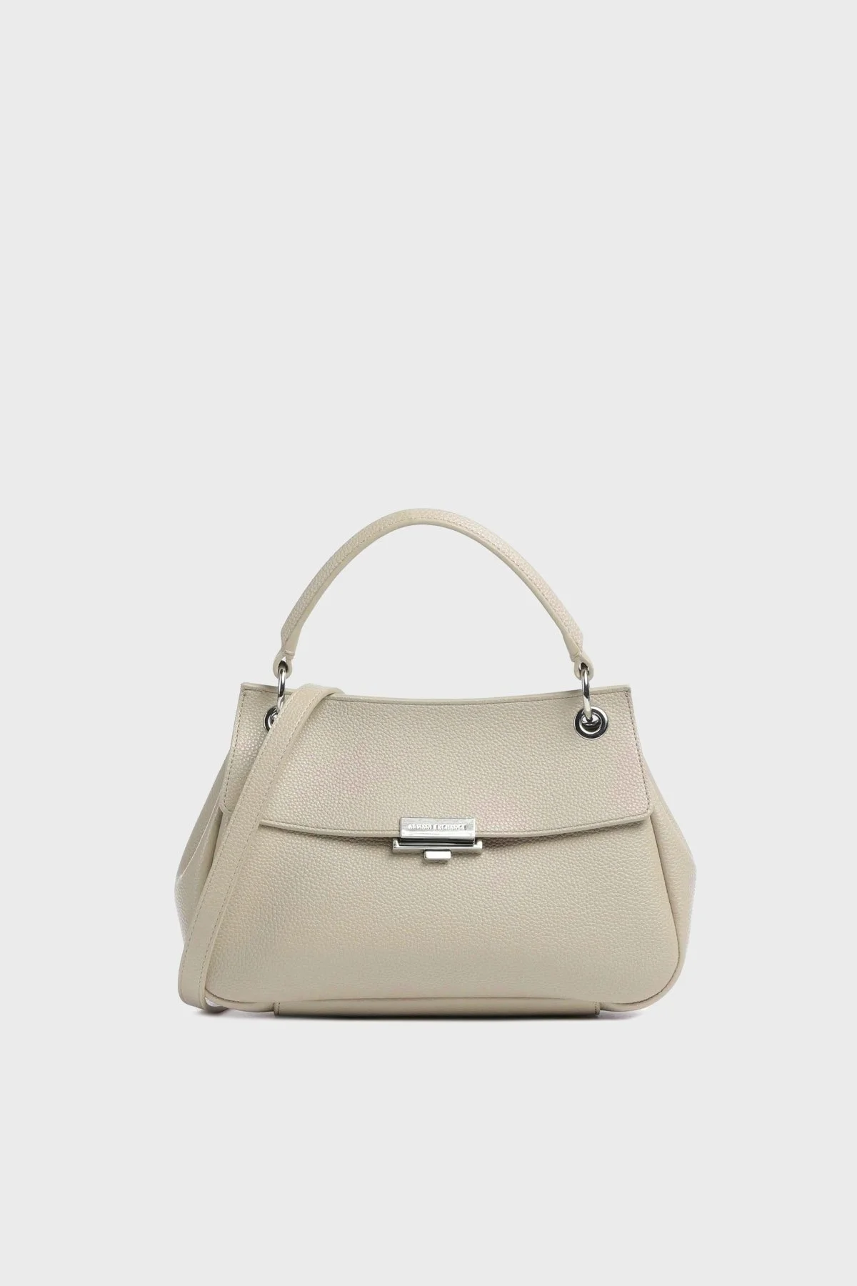 Armani Exchange Logolu Çıkarılabilir Askılı Bayan Çanta 949177 CC783 U1092 KREM - 1