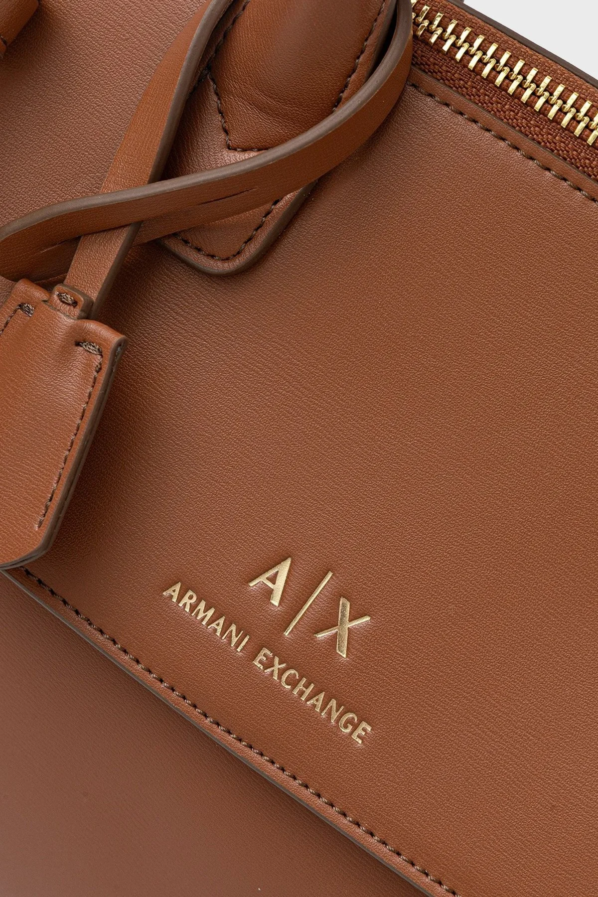 Armani Exchange Logolu Çıkarılabilir Askılı Bayan Çanta XW000307 AF12040 U6164 VİSKİ - 4