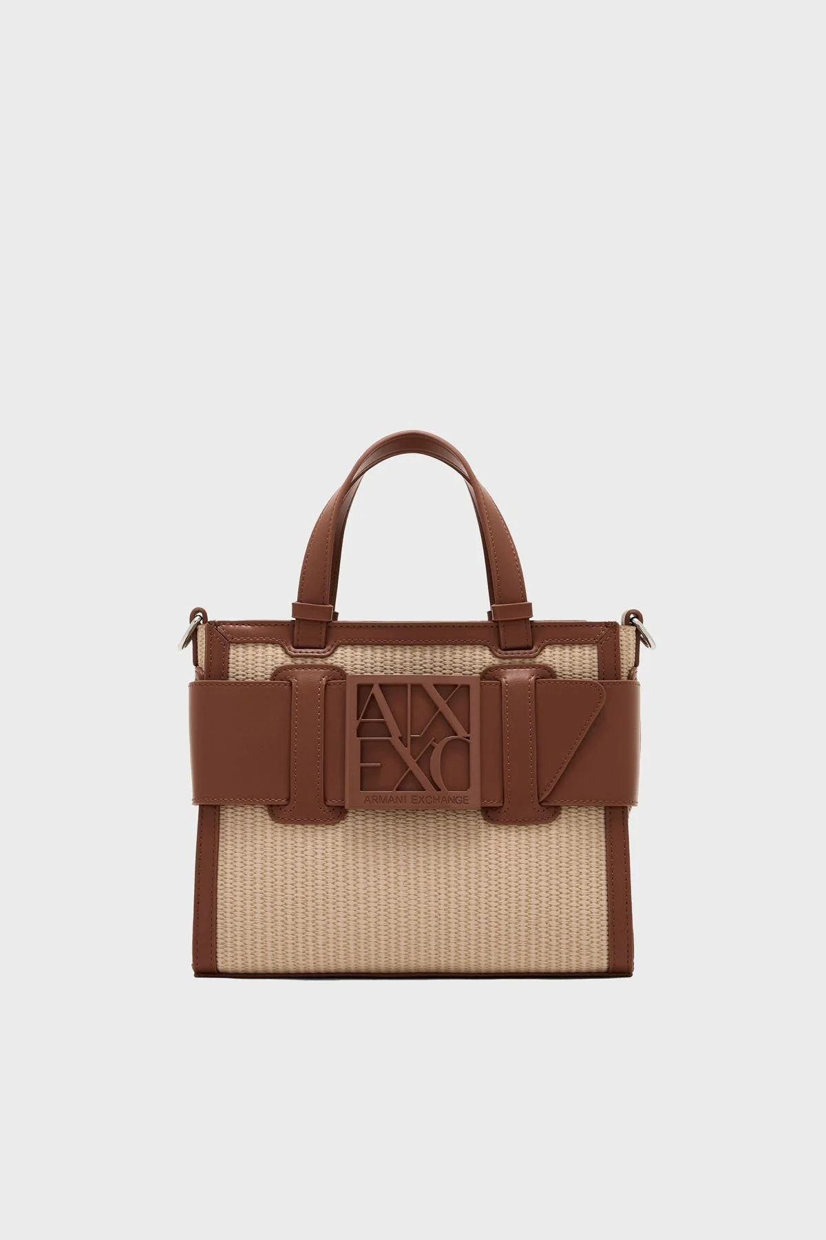 Armani Exchange Logolu Çıkarılabilir Askılı Bayan Çanta XW000392 AF13673 U6164 VİSKİ - 1