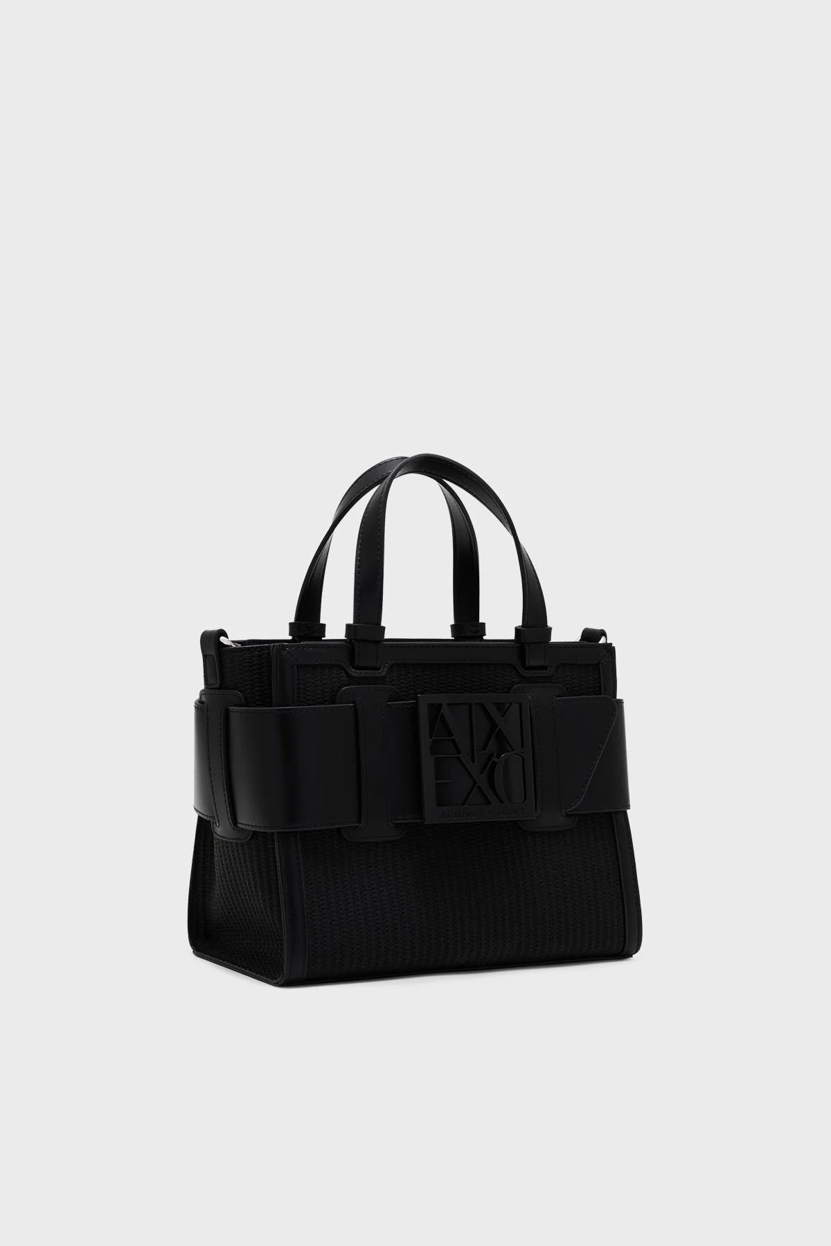 Armani Exchange Logolu Çıkarılabilir Askılı Bayan Çanta XW000392 AF13673 UC001 SİYAH - 7