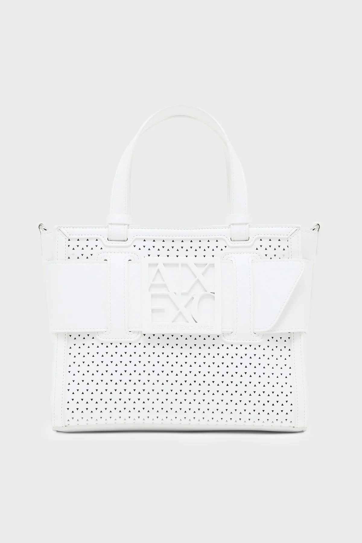Armani Exchange Logolu Çıkarılabilir Askılı Bayan Çanta XW000392 AF22626 U0011 BEYAZ - 1