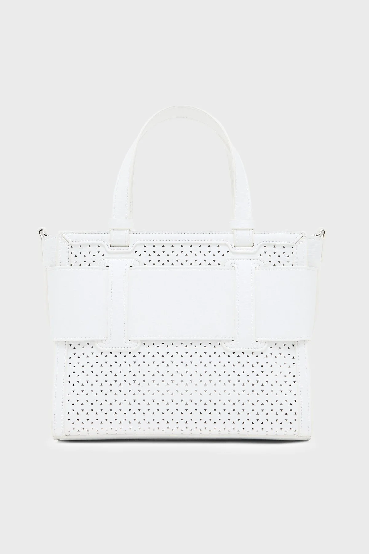 Armani Exchange Logolu Çıkarılabilir Askılı Bayan Çanta XW000392 AF22626 U0011 BEYAZ - 5