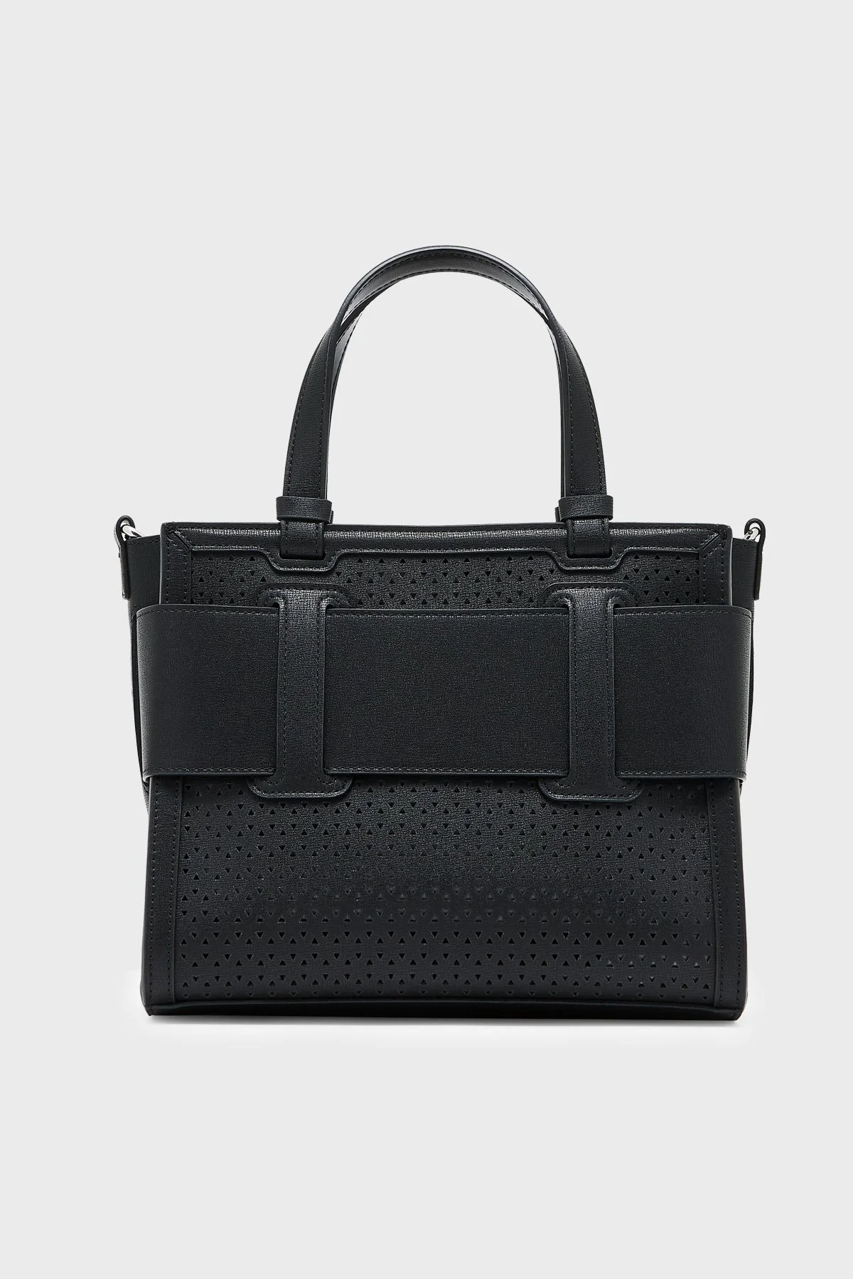 Armani Exchange Logolu Çıkarılabilir Askılı Bayan Çanta XW000392 AF22626 UC001 SİYAH - 4