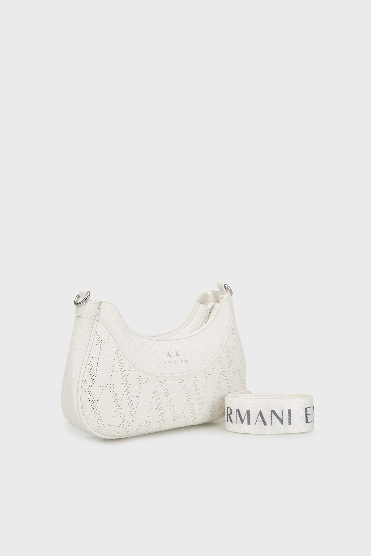 Armani Exchange Logolu Çıkarılabilir Askılı Bayan Çanta XW000925 AF13679 U0002 BEYAZ - 3