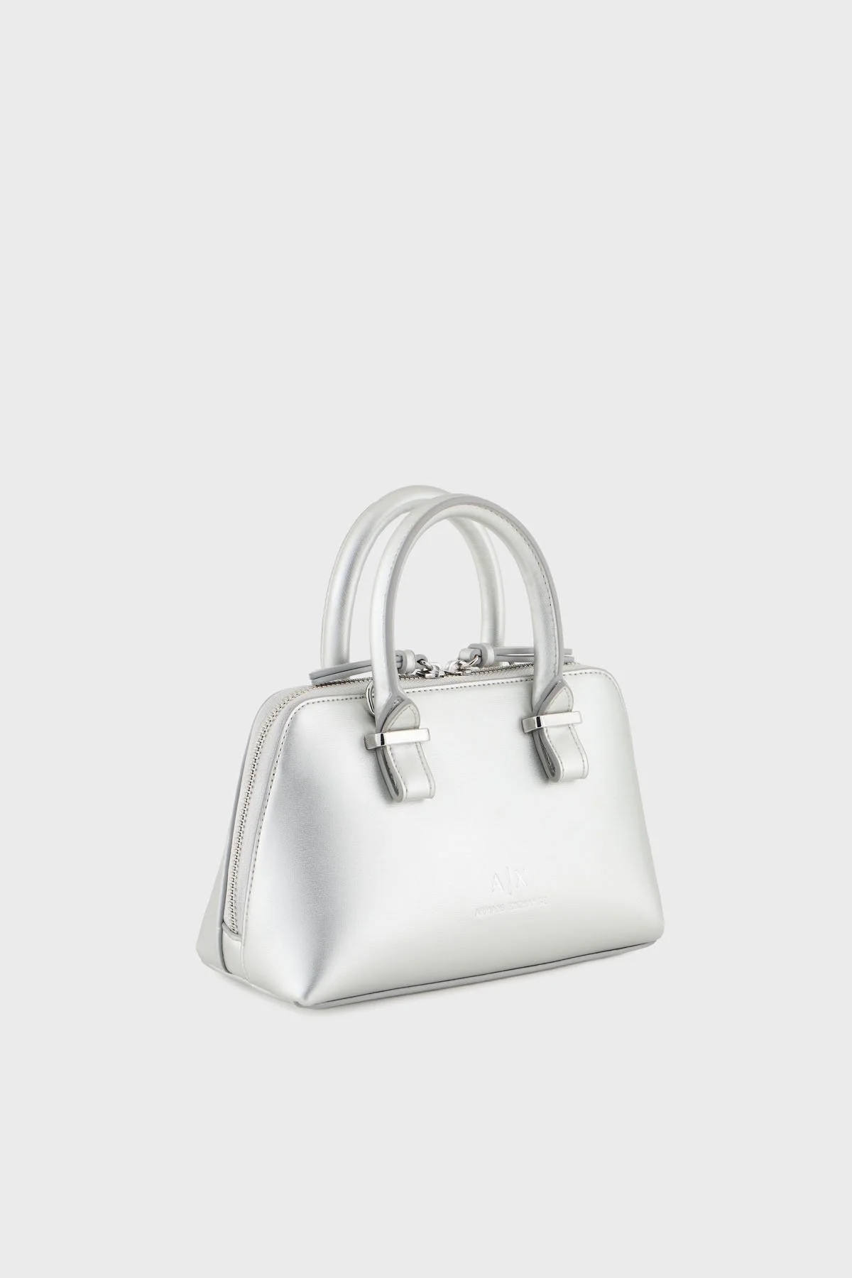 Armani Exchange Logolu Çıkarılabilir Askılı Bayan Çanta XW000938 AF13686 M8040 GÜMÜŞ - 8