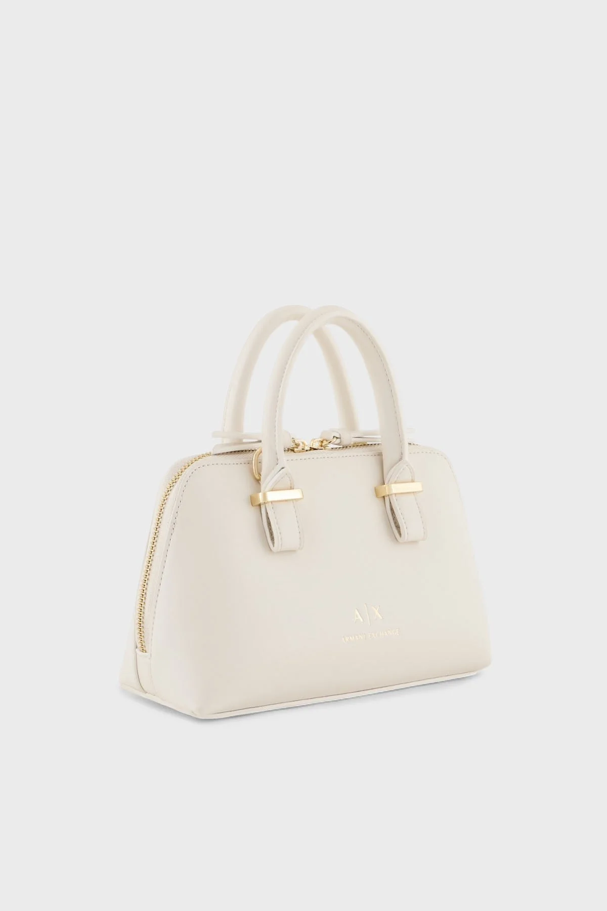 Armani Exchange Logolu Çıkarılabilir Askılı Bayan Çanta XW000938 AF13686 U1074 EKRU - 10