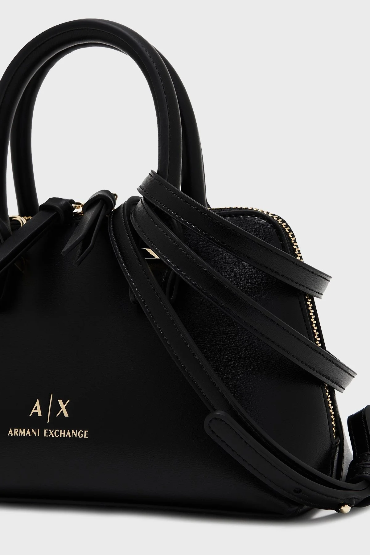 Armani Exchange Logolu Çıkarılabilir Askılı Bayan Çanta XW000938 AF13686 UC001 SİYAH - 5