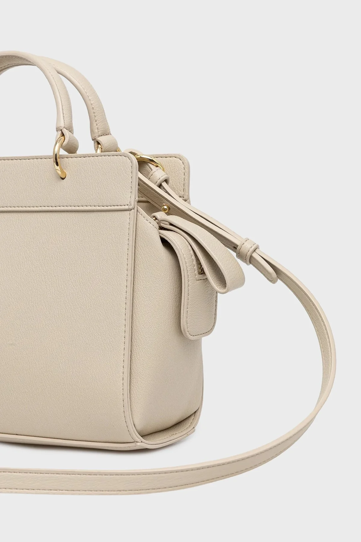 Armani Exchange Logolu Çıkarılabilir Askılı Bayan Çanta XW001554 AF17117 U1092 BEJ - 3