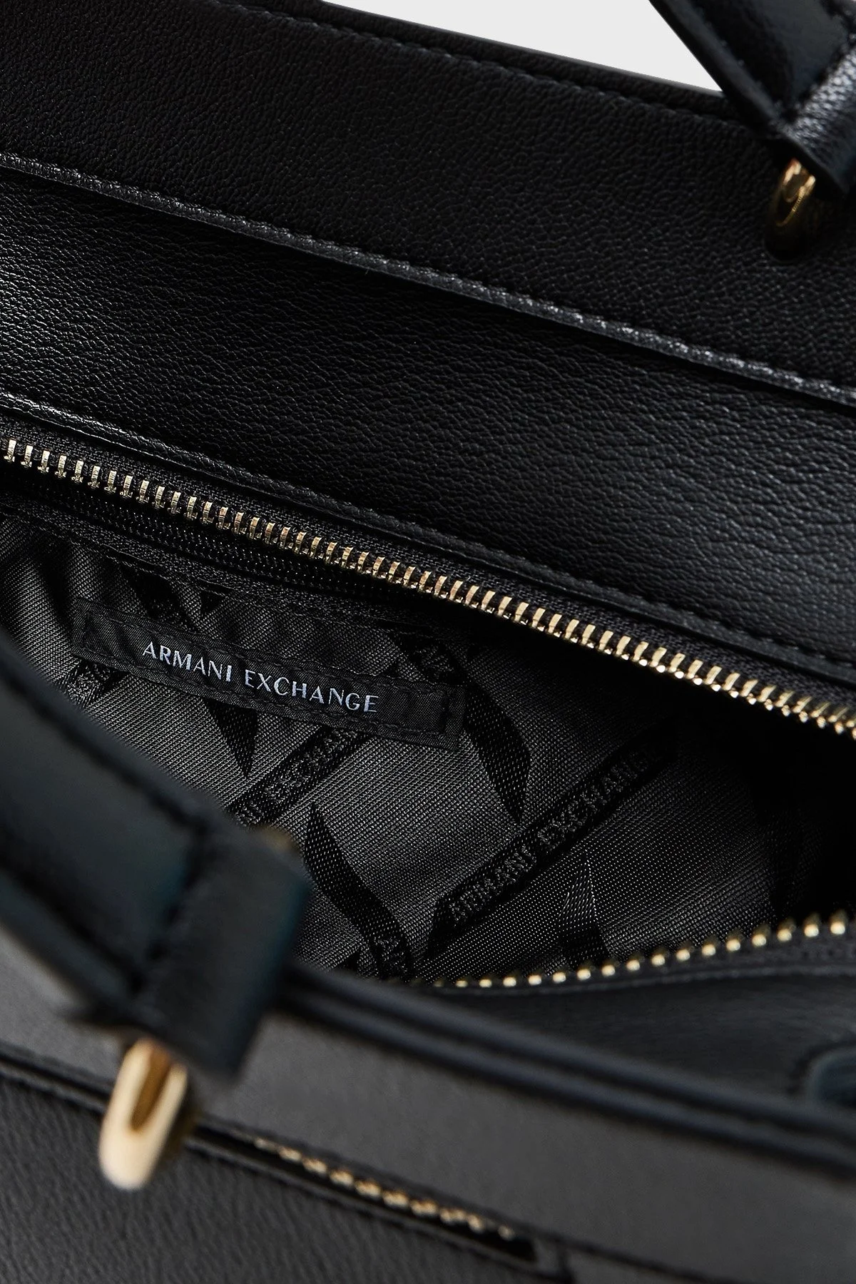 Armani Exchange Logolu Çıkarılabilir Askılı Bayan Çanta XW001554 AF17117 UC001 SİYAH - 14