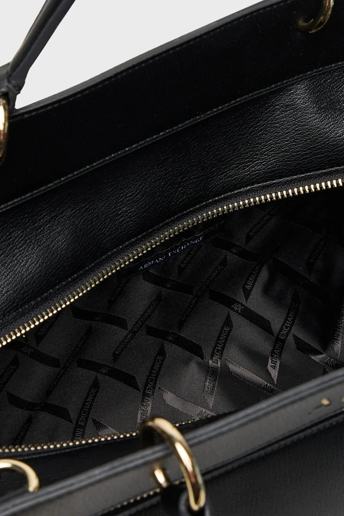 Armani Exchange Logolu Çıkarılabilir Askılı Büyük Bayan Çanta XW001553 AF17117 UC001 SİYAH - 5