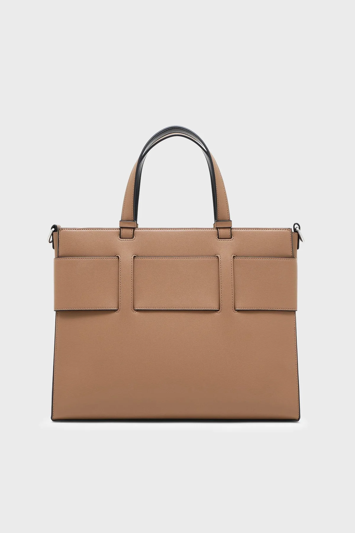 Armani Exchange Logolu Çıkarılabilir Askılı Kadın Çanta 9426890 A874 U6186 Taba - 3