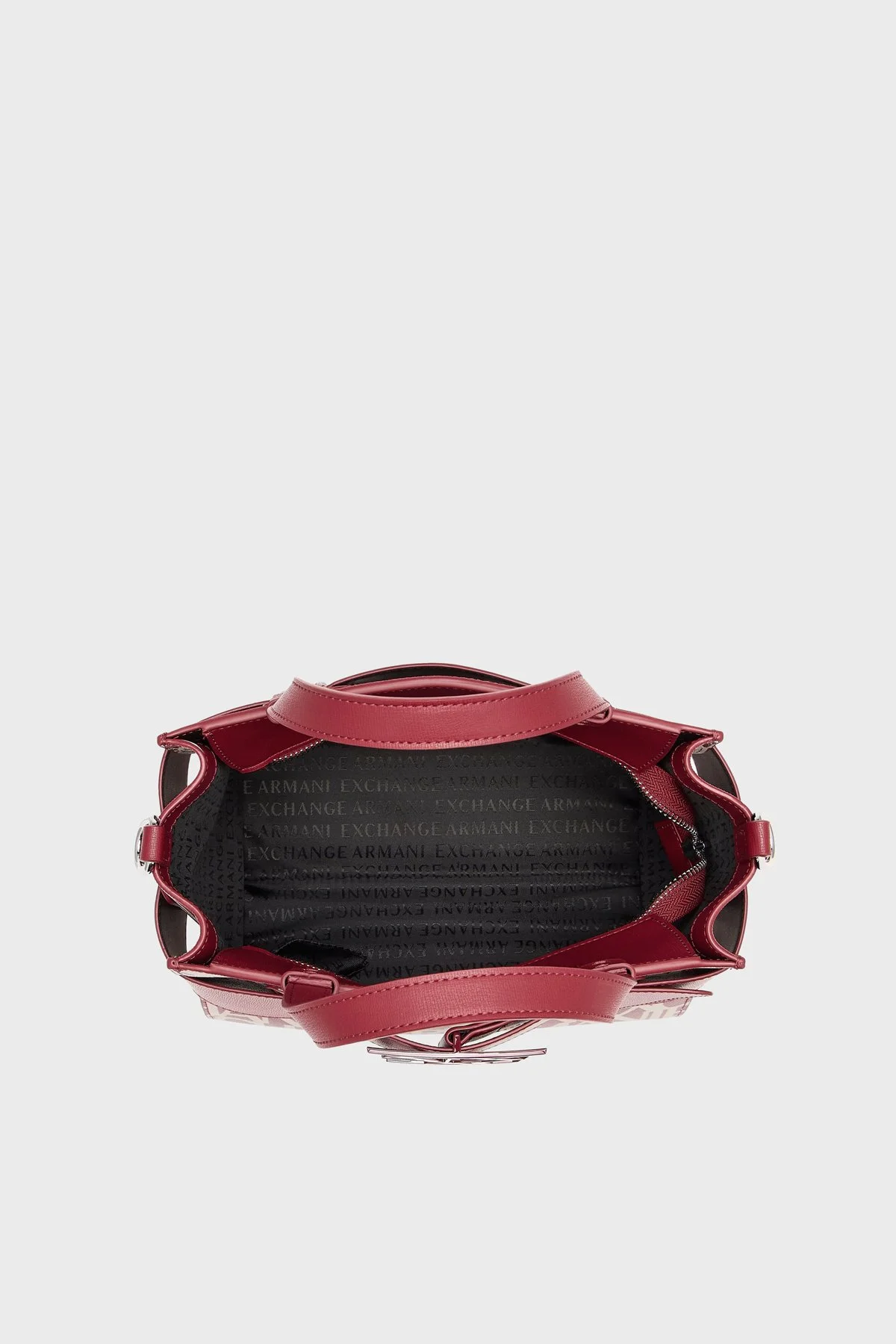 Armani Exchange Logolu Çıkarılabilir Askılı Kadın Çanta 942690 3F742 M5151 Kırmızı - 7