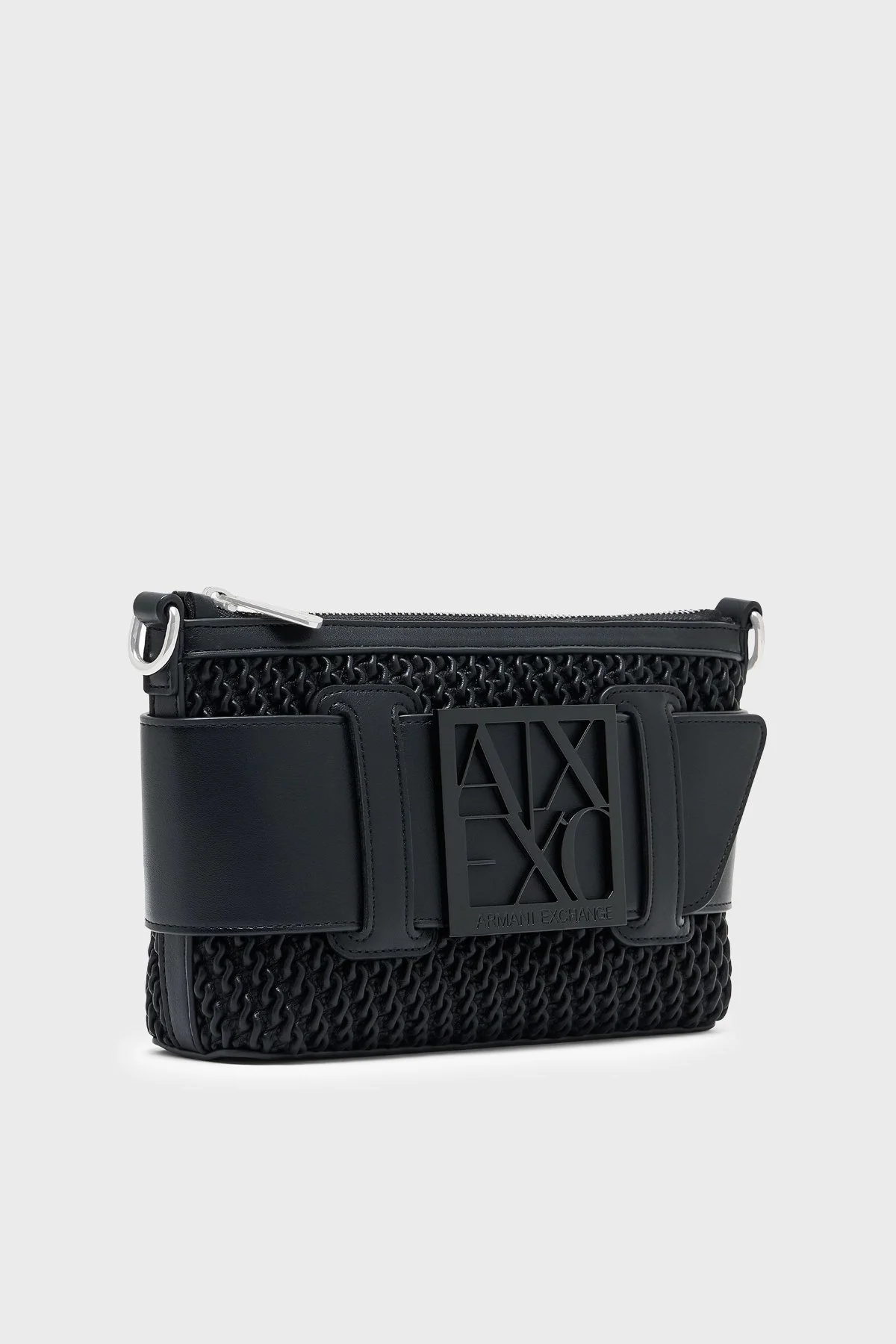 Armani Exchange Logolu Çıkarılabilir Askılı Kadın Çanta XW000921 AF26444 MC043 Siyah - 5