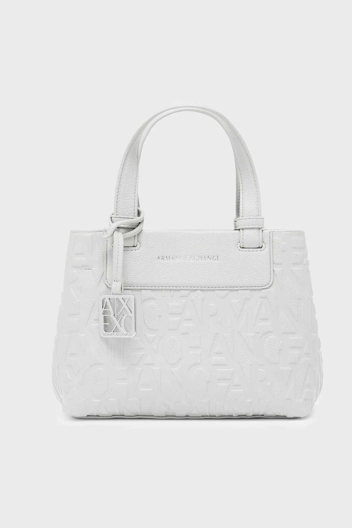 Armani Exchange Logolu Çıkarılabilir Askılı Kadın Çanta XW001576 AF15774 U0011 Beyaz - 1