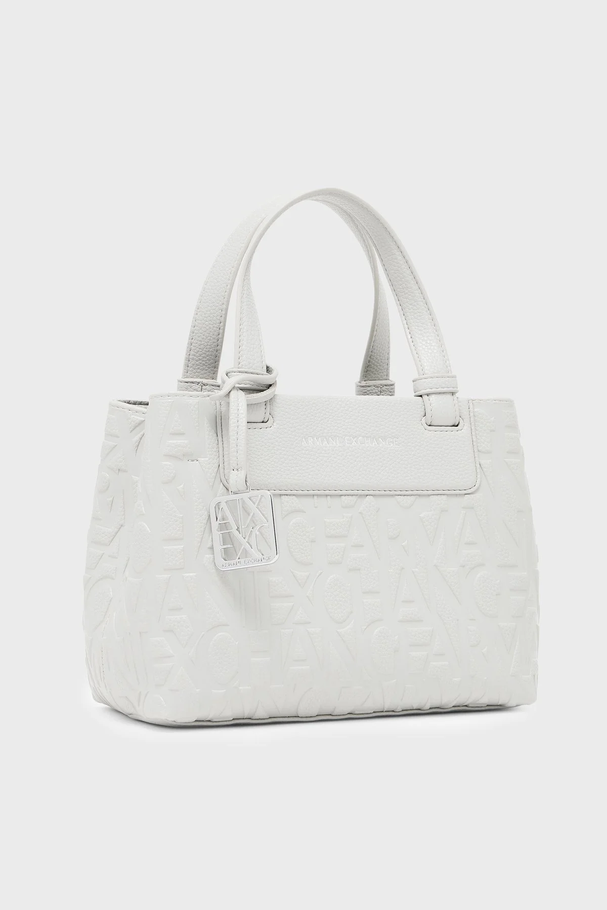 Armani Exchange Logolu Çıkarılabilir Askılı Kadın Çanta XW001576 AF15774 U0011 Beyaz - 3