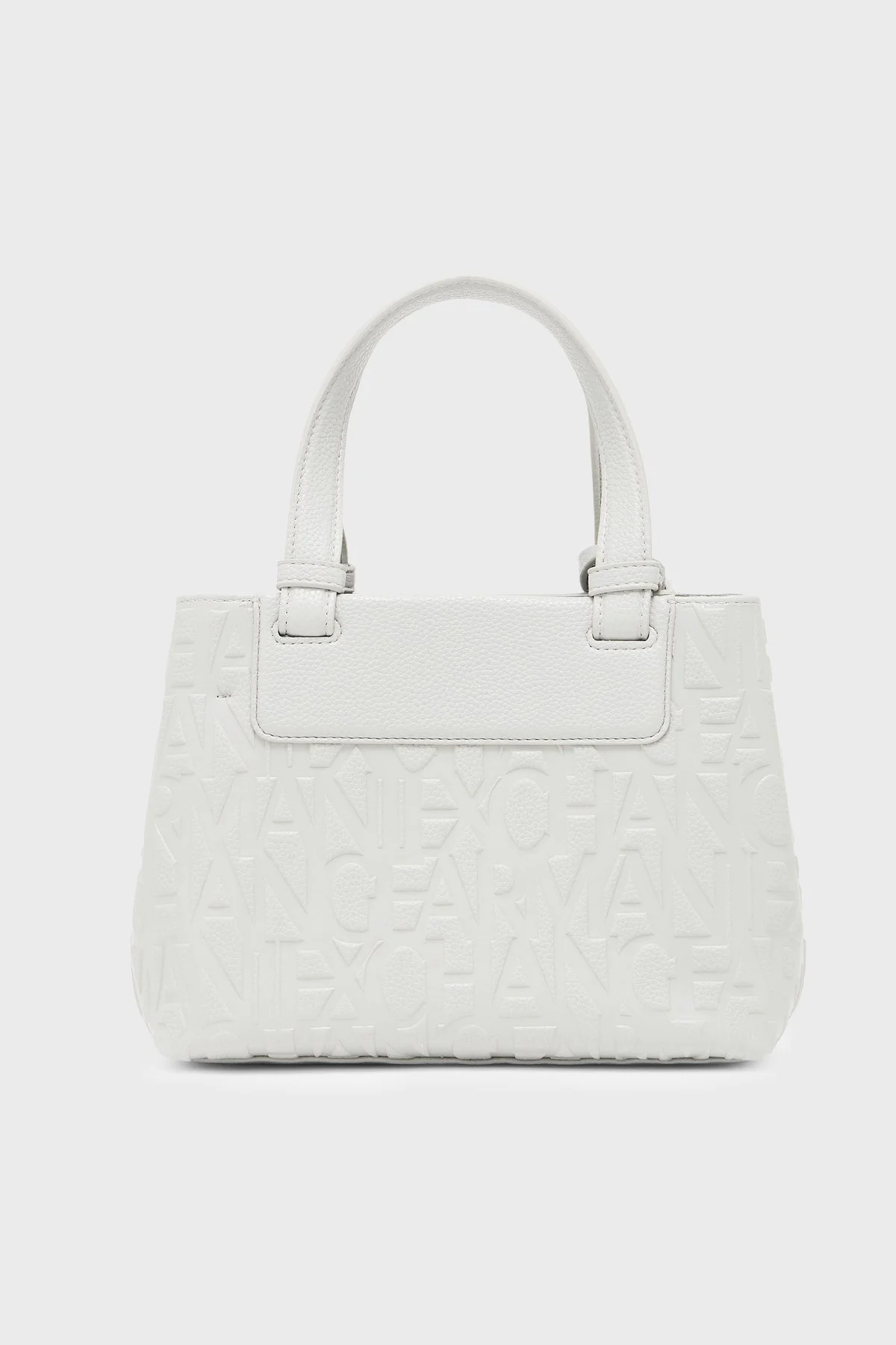 Armani Exchange Logolu Çıkarılabilir Askılı Kadın Çanta XW001576 AF15774 U0011 Beyaz - 5