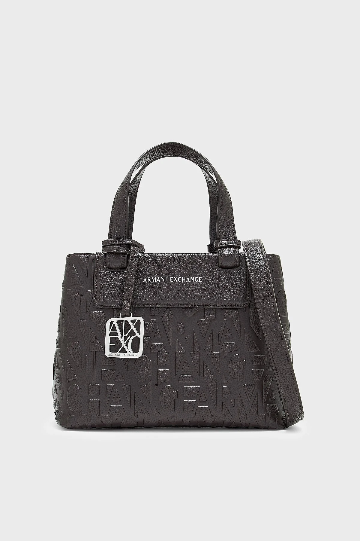Armani Exchange Logolu Çıkarılabilir Askılı Kadın Çanta XW001576 AF15774 U6032 Kahve - 1
