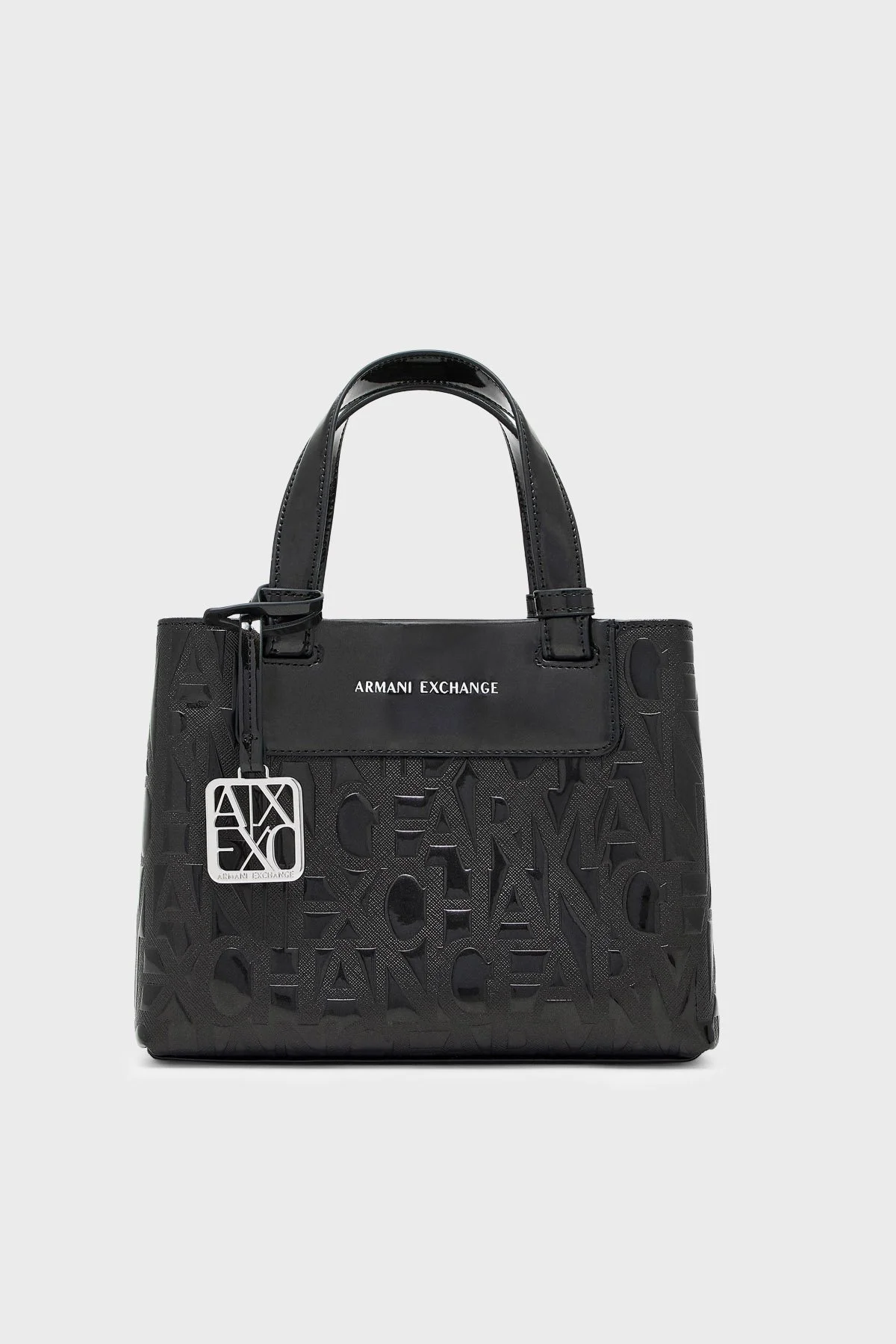 Armani Exchange Logolu Çıkarılabilir Askılı Kadın Çanta XW001576 AF17290 UC001 Siyah - 1