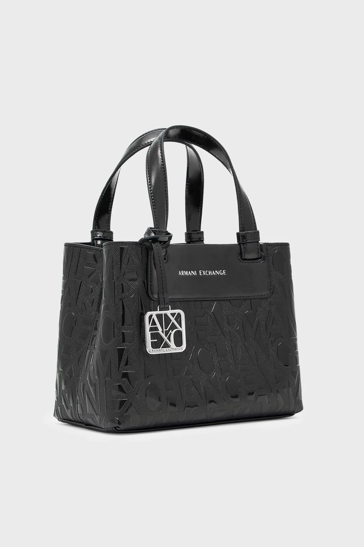 Armani Exchange Logolu Çıkarılabilir Askılı Kadın Çanta XW001576 AF17290 UC001 Siyah - 4