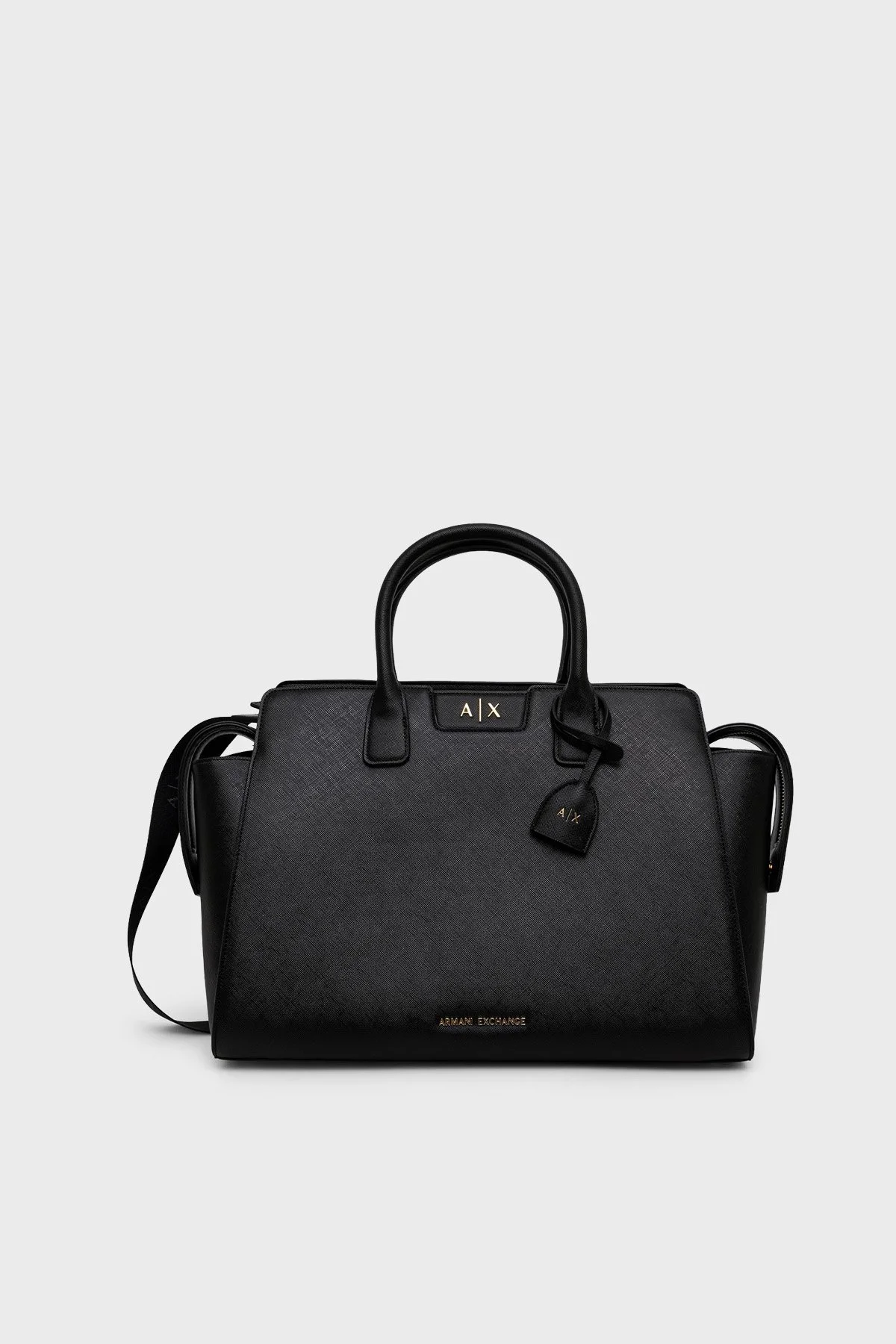 Armani Exchange Logolu Çıkarılabilir Askılı Kadın Çanta XW002157 AF26570 UC001 Siyah - 1