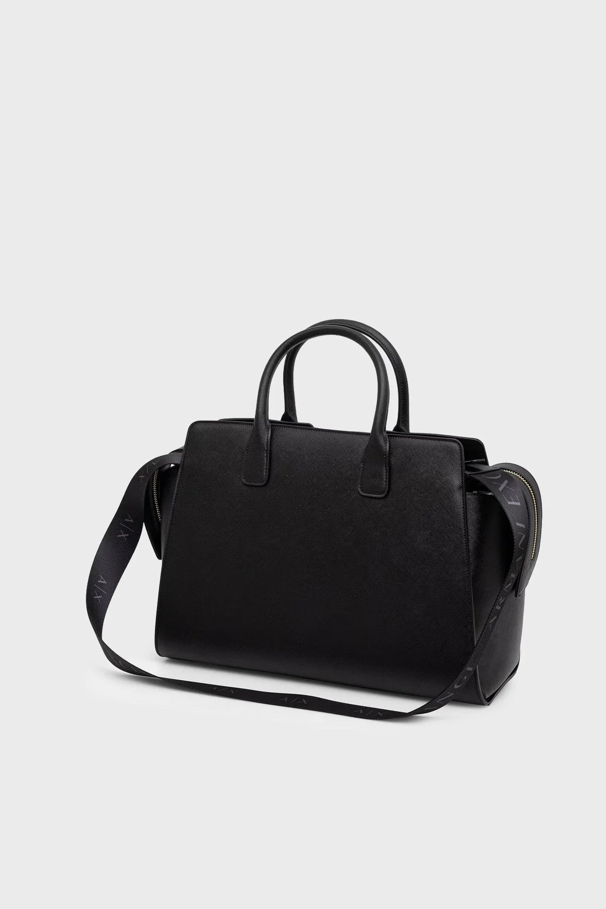 Armani Exchange Logolu Çıkarılabilir Askılı Kadın Çanta XW002157 AF26570 UC001 Siyah - 3