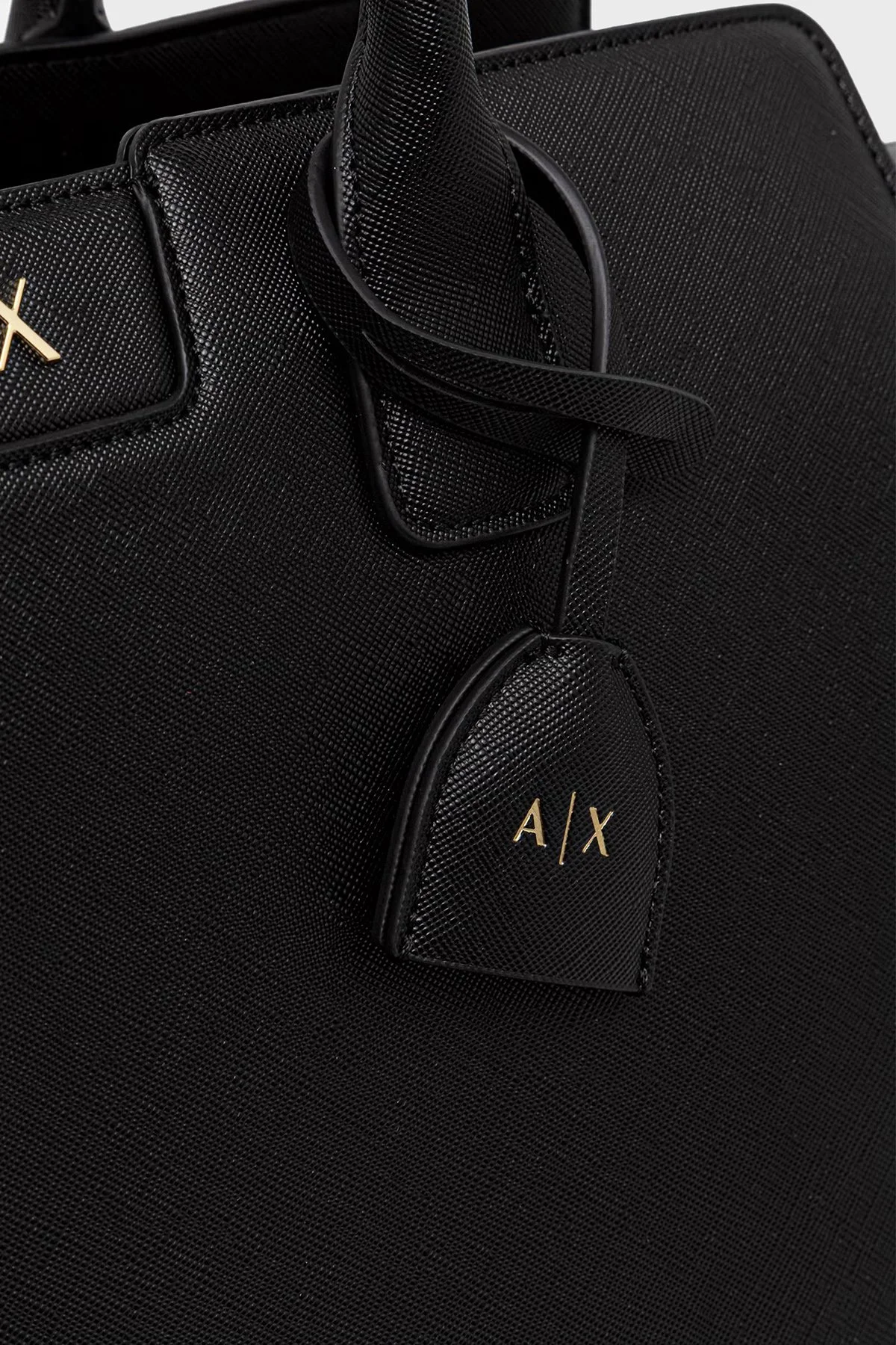 Armani Exchange Logolu Çıkarılabilir Askılı Kadın Çanta XW002157 AF26570 UC001 Siyah - 4