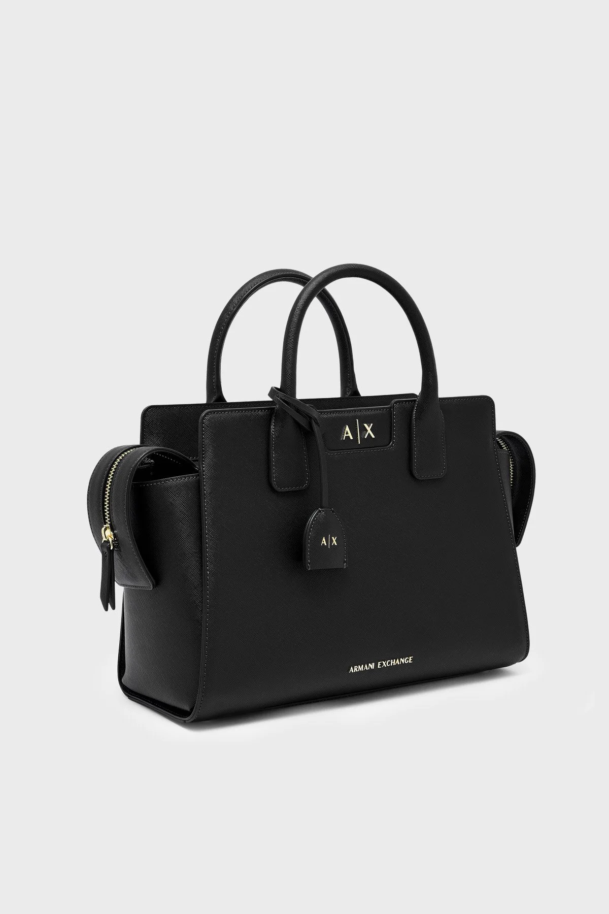 Armani Exchange Logolu Çıkarılabilir Askılı Kadın Çanta XW002158 AF26570 UC001 Siyah - 5