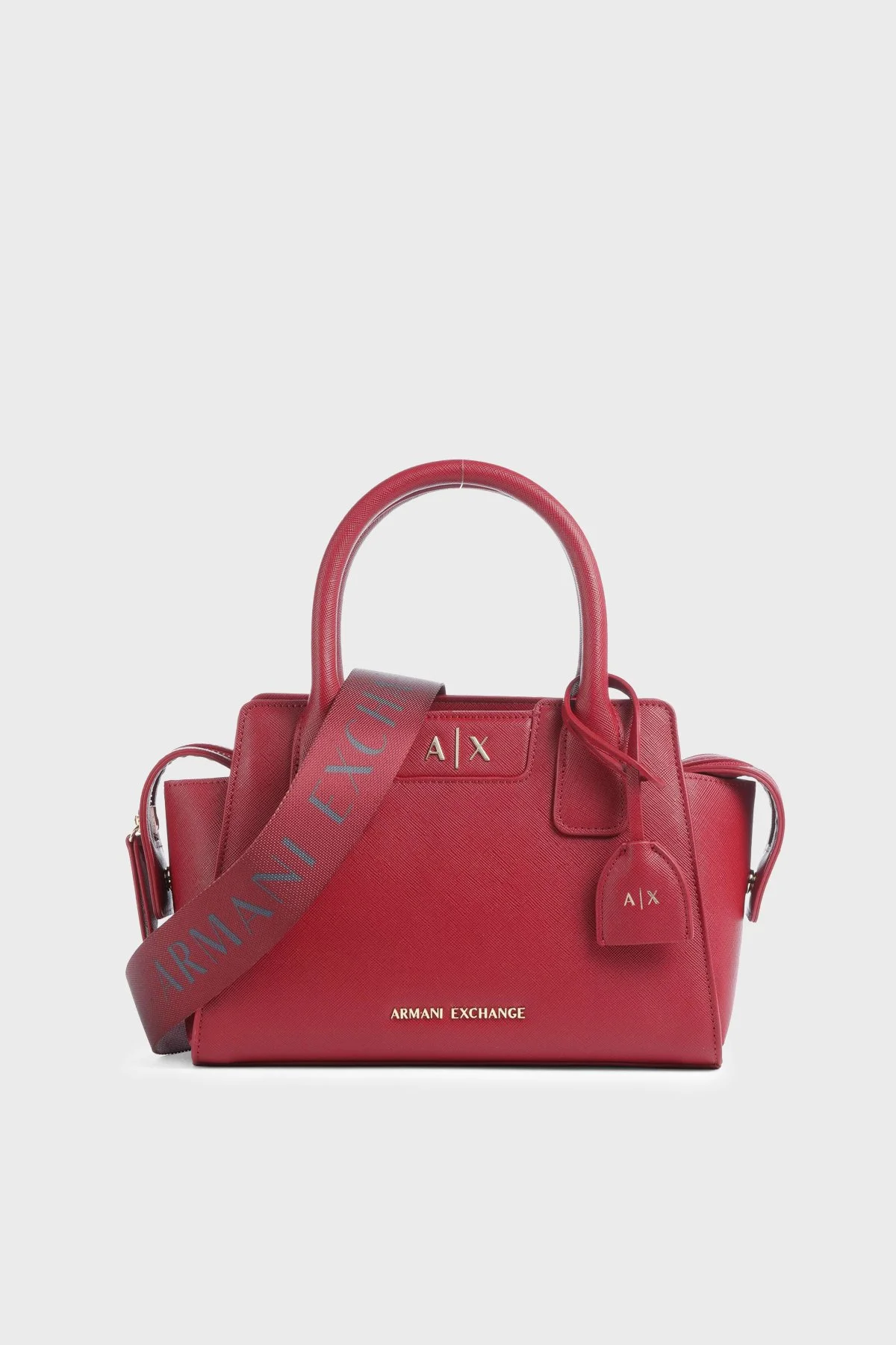 Armani Exchange Logolu Çıkarılabilir Askılı Kadın Çanta XW002159 AF26570 U5102 Kırmızı - 1