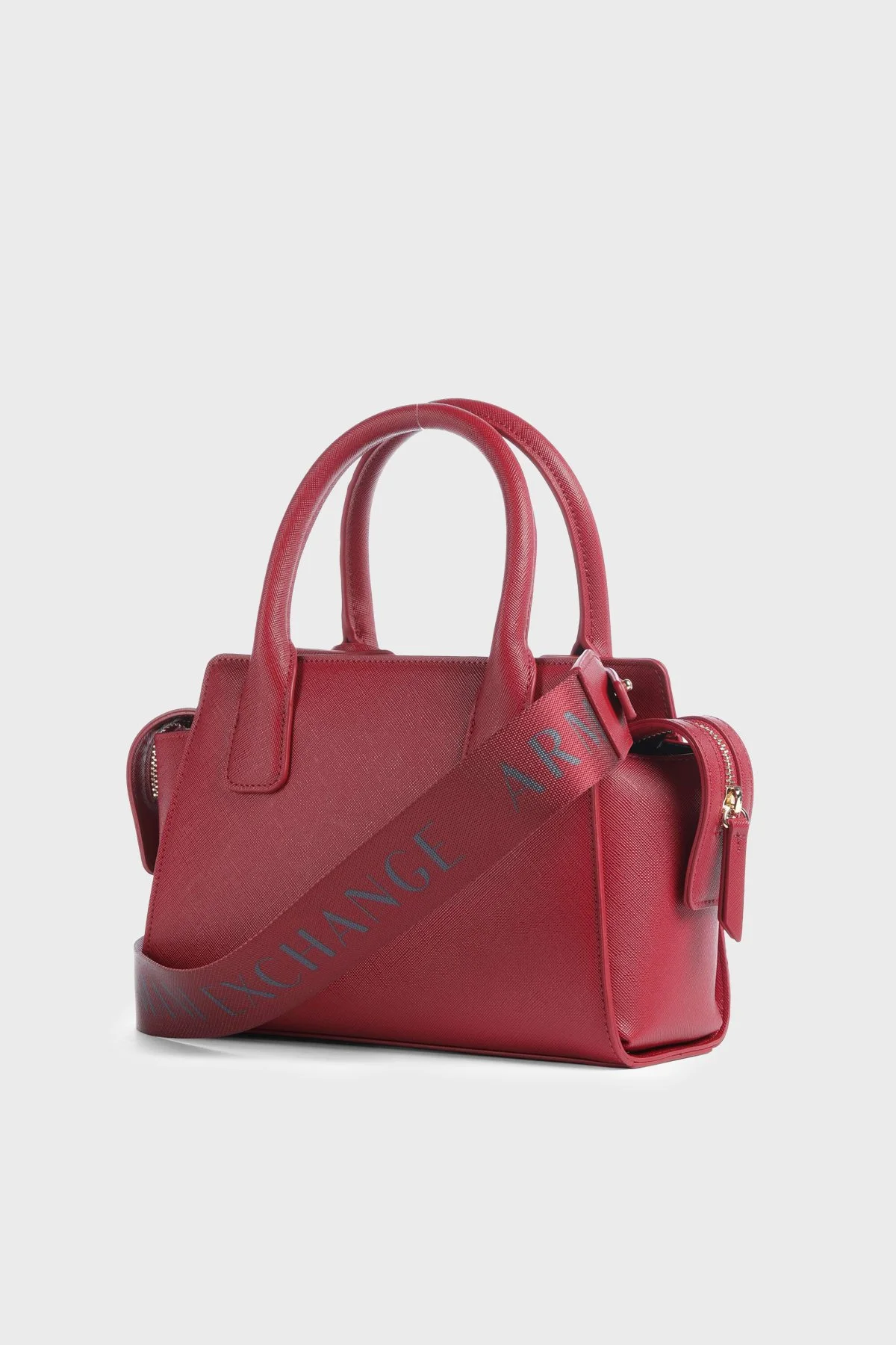 Armani Exchange Logolu Çıkarılabilir Askılı Kadın Çanta XW002159 AF26570 U5102 Kırmızı - 3