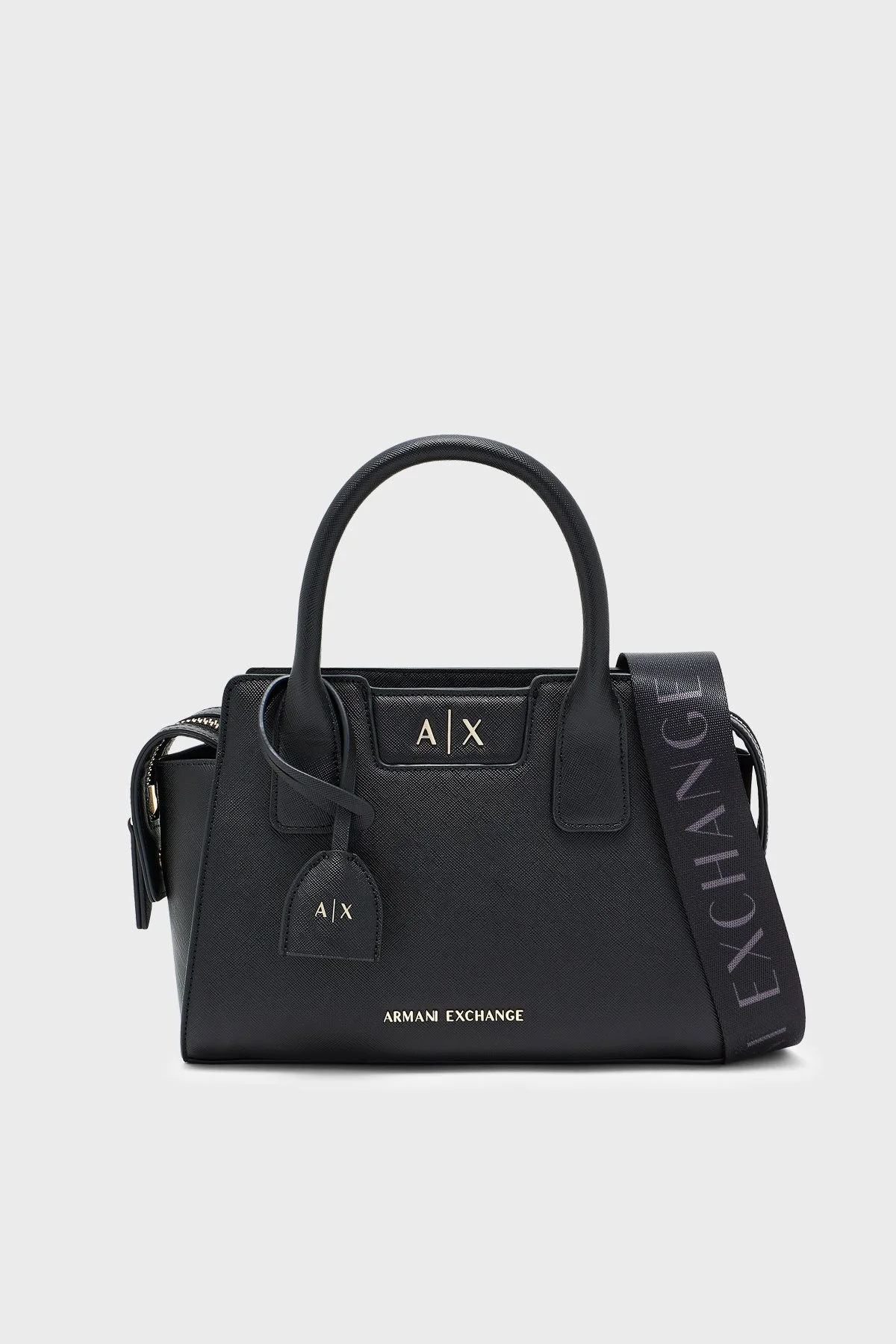 Armani Exchange Logolu Çıkarılabilir Askılı Kadın Çanta XW002159 AF26570 UC001 Siyah - 1