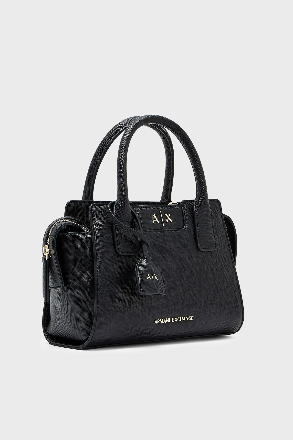 Armani Exchange Logolu Çıkarılabilir Askılı Kadın Çanta XW002159 AF26570 UC001 Siyah - 4