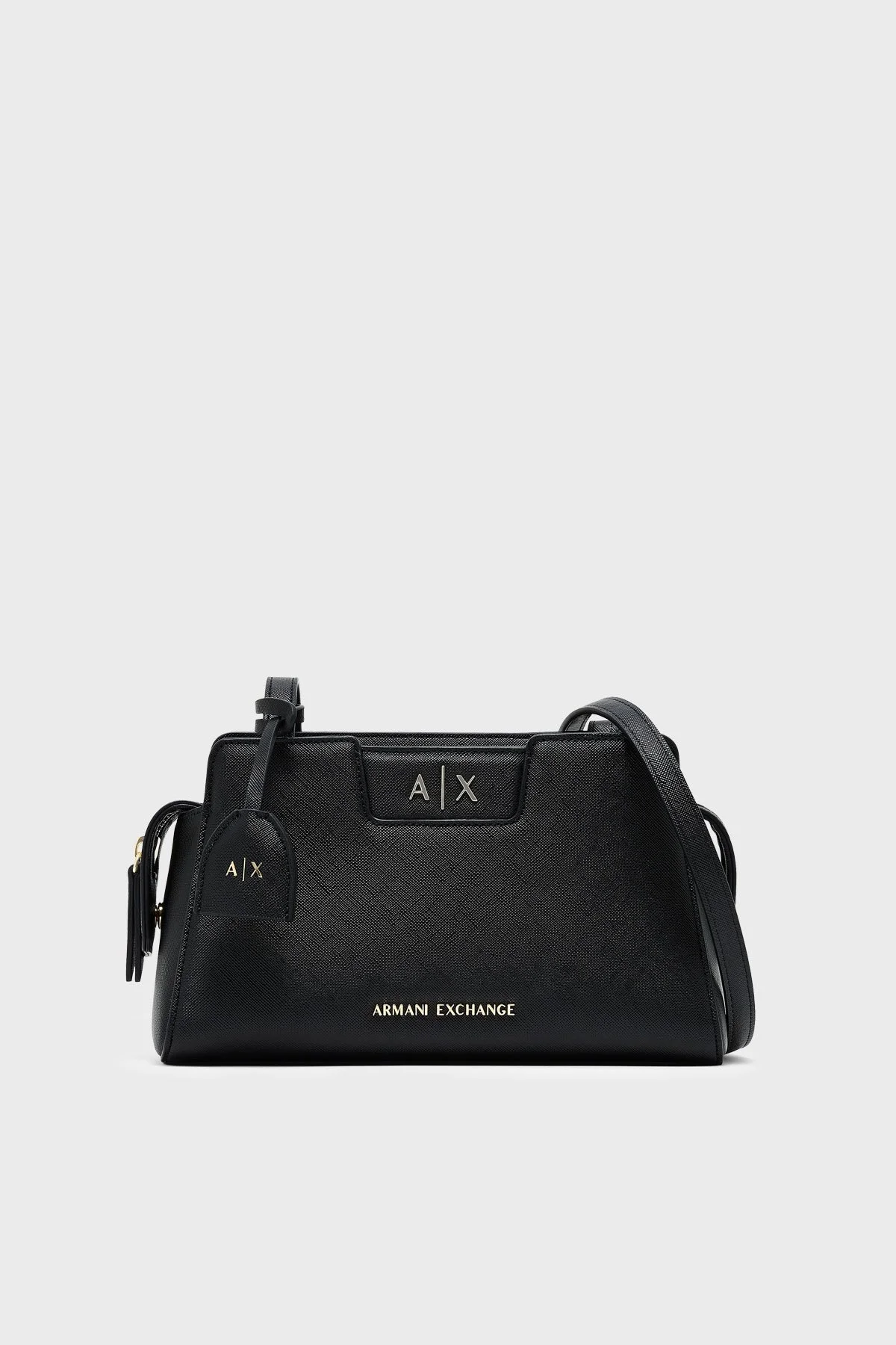 Armani Exchange Logolu Çıkarılabilir Askılı Kadın Çanta XW002160 AF26570 UC001 Siyah - 1