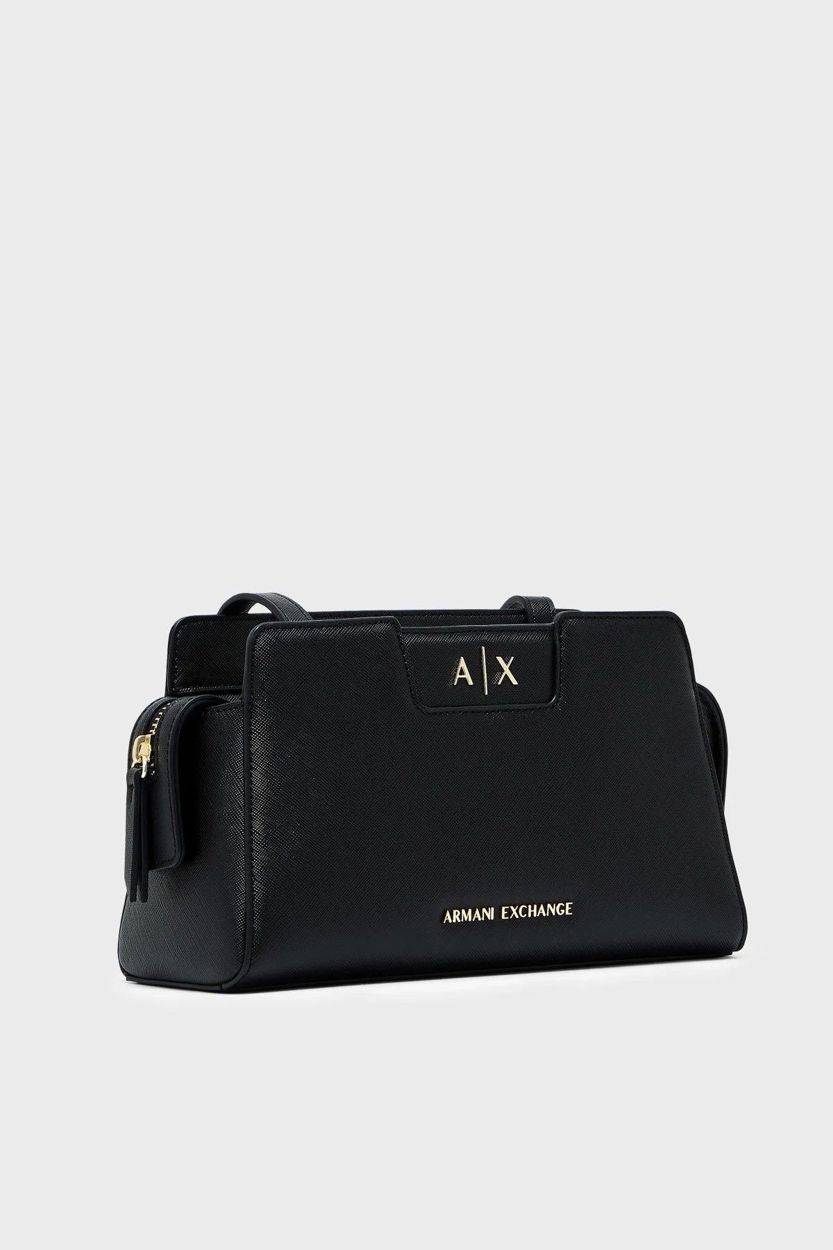 Armani Exchange Logolu Çıkarılabilir Askılı Kadın Çanta XW002160 AF26570 UC001 Siyah - 5