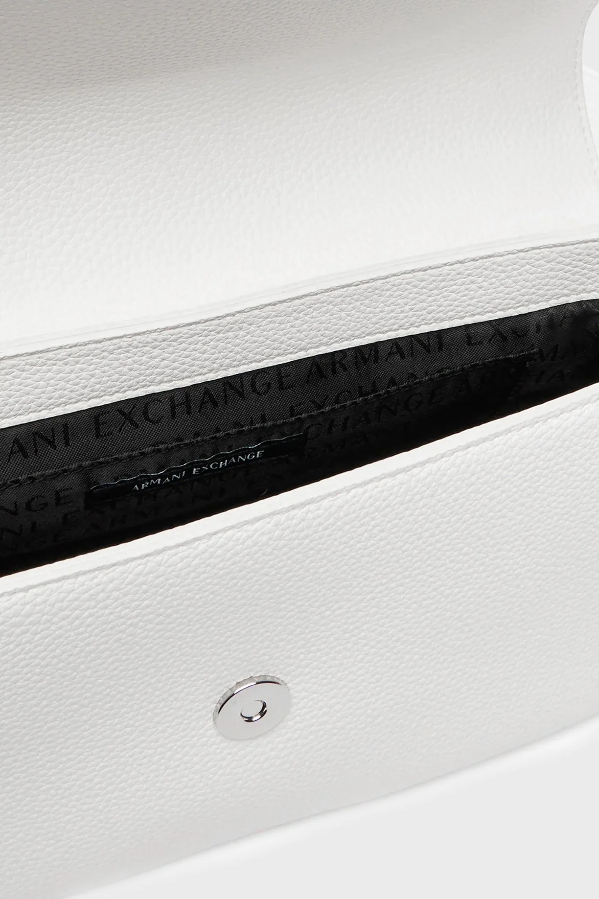 Armani Exchange Logolu Çıkarılabilir Askılı Kadın Çanta XW002592 AF11902 U0011 Beyaz - 5