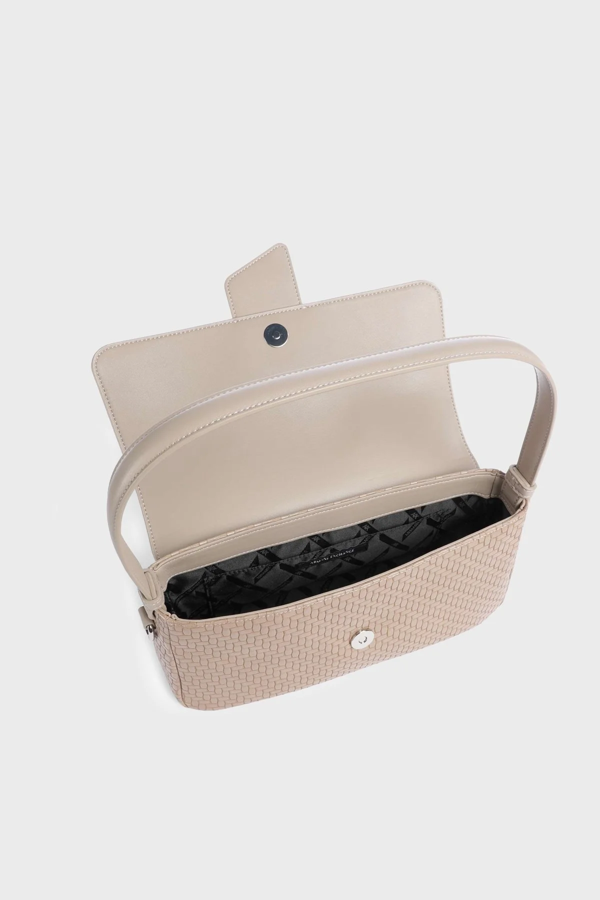 Armani Exchange Logolu Çıkarılabilir Askılı Kadın Çanta XW002592 AF22628 U6223 Bej - 5
