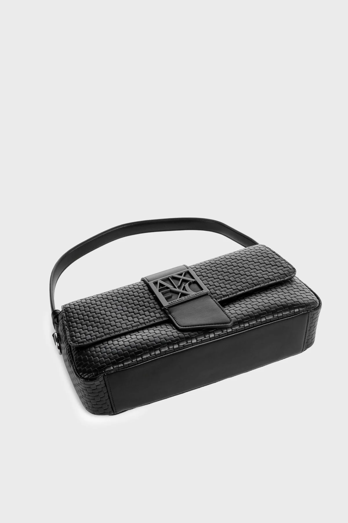 Armani Exchange Logolu Çıkarılabilir Askılı Kadın Çanta XW002592 AF22628 UC001 SİYAH - 3