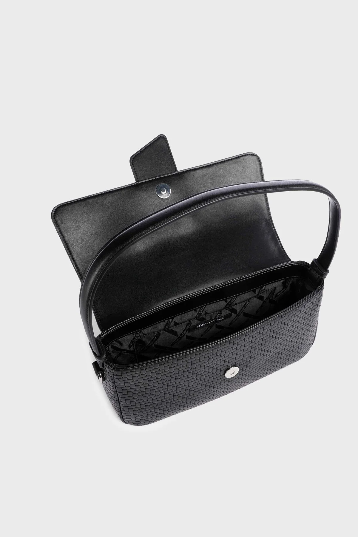 Armani Exchange Logolu Çıkarılabilir Askılı Kadın Çanta XW002592 AF22628 UC001 SİYAH - 4