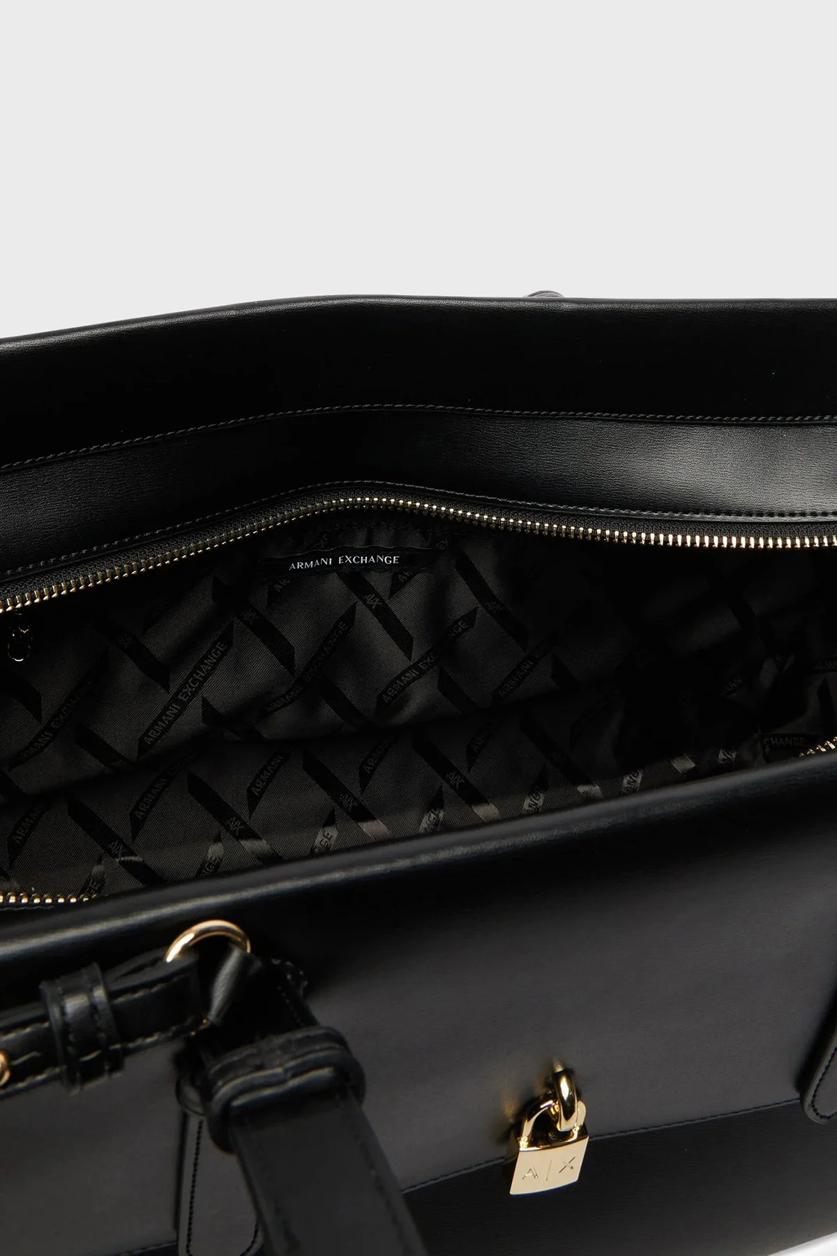 Armani Exchange Logolu Çıkarılabilir Askılı Kadın Çanta XW003020 AF28605 UC001 Siyah - 5