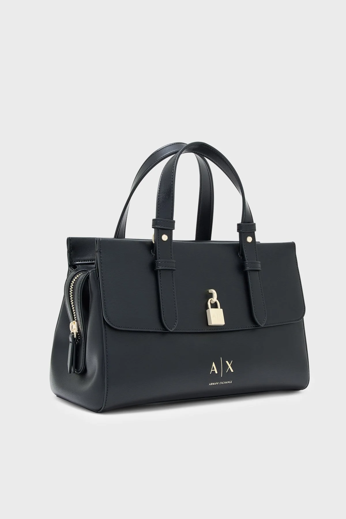 Armani Exchange Logolu Çıkarılabilir Askılı Kadın Çanta XW003055 AF28605 UC001 Siyah - 5