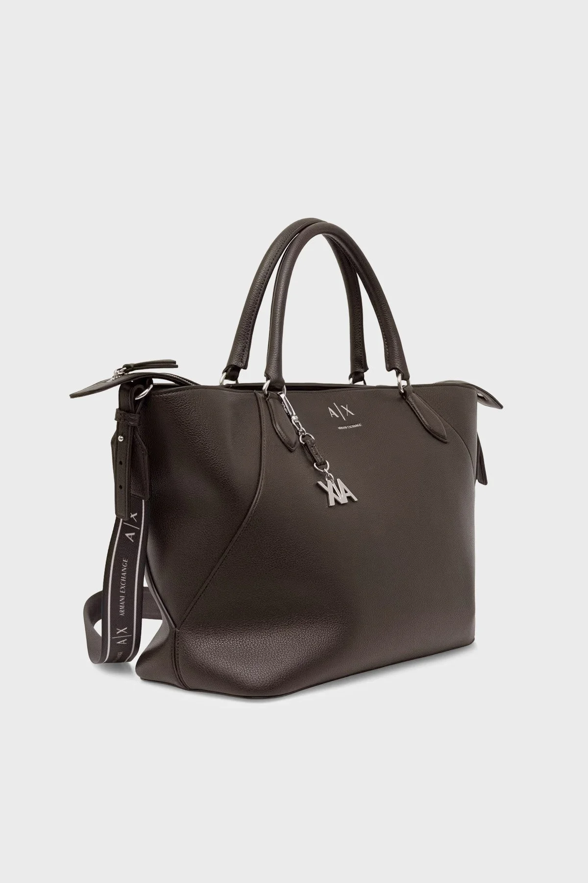 Armani Exchange Logolu Çıkarılabilir Askılı Kadın Çanta XW003142 AF26569 U6032 Kahve - 3